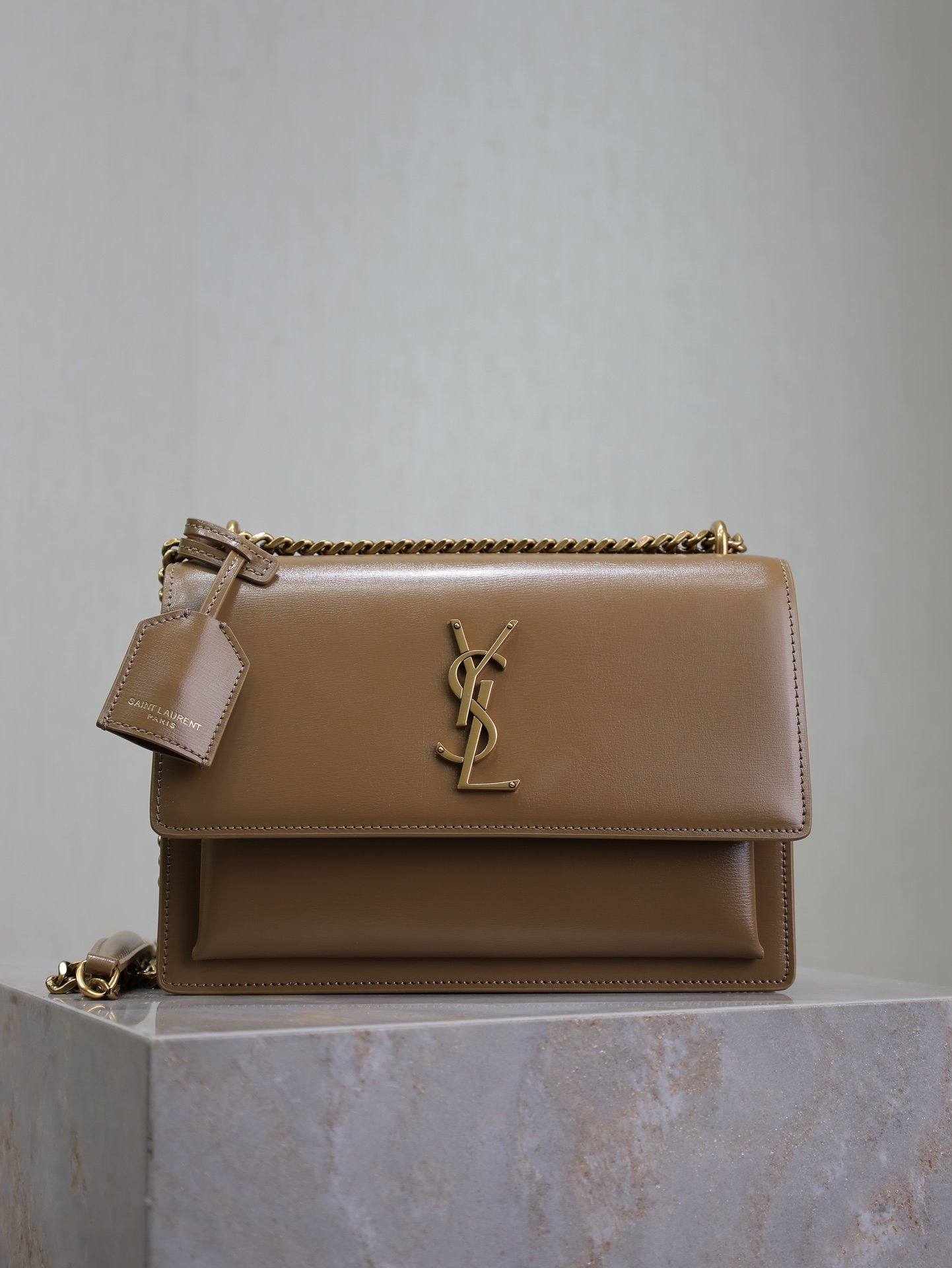 YSL Toothpick pattern gold-plated shoulder bag L90906 - Image 7