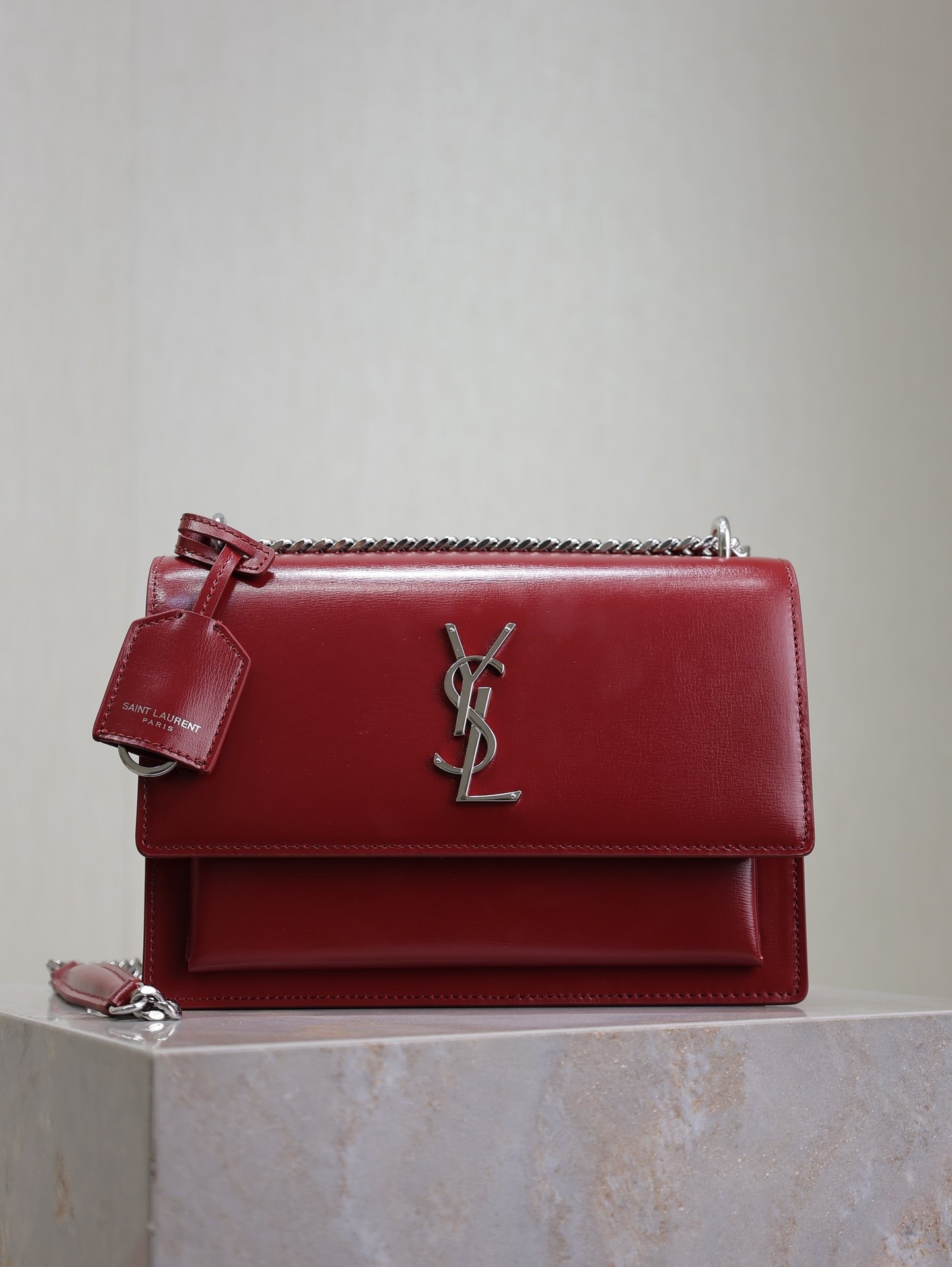 YSL Toothpick pattern gold-plated shoulder bag L90906 - Image 8