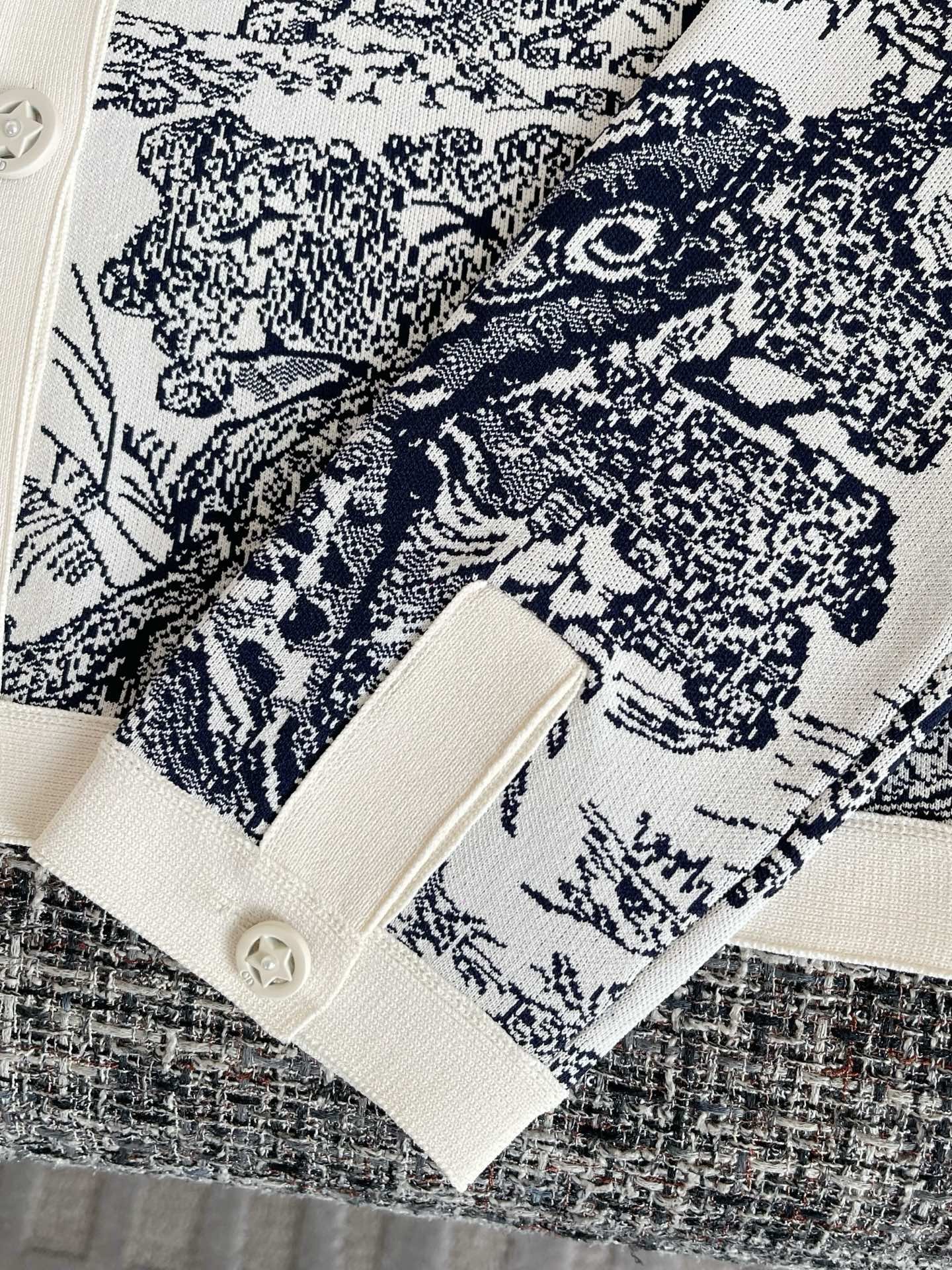 DIOR new knit cardigan D91603 - Image 4