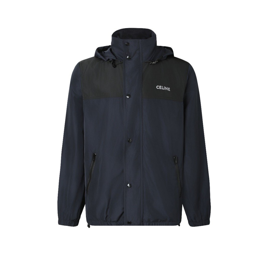 CELINE embroidered trench coat 91703 - Image 2