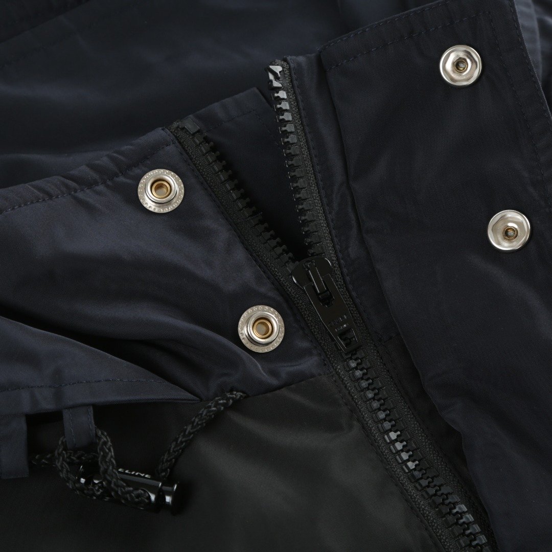 CELINE embroidered trench coat 91703 - Image 5