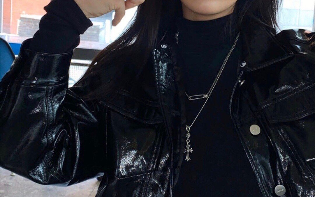 Chromite Heart Classic Cross Beaded Necklace L91702 - Image 3