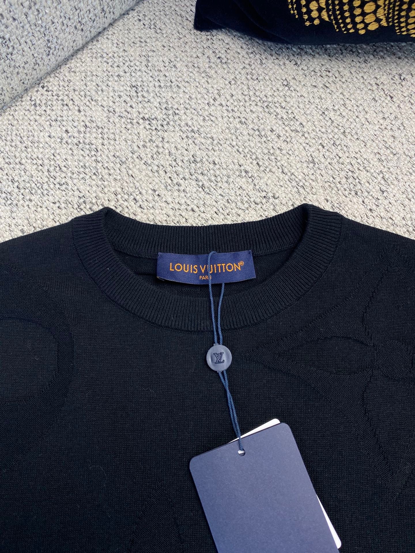 LOUIS VUITTON 25ss New Monogram Cotton Short-Sleeved Round-neck Shirt 92802 - Image 4