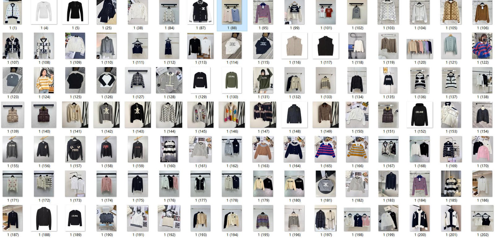 Celine f100 New Designs Collection Celine Knitwear for women celine202510