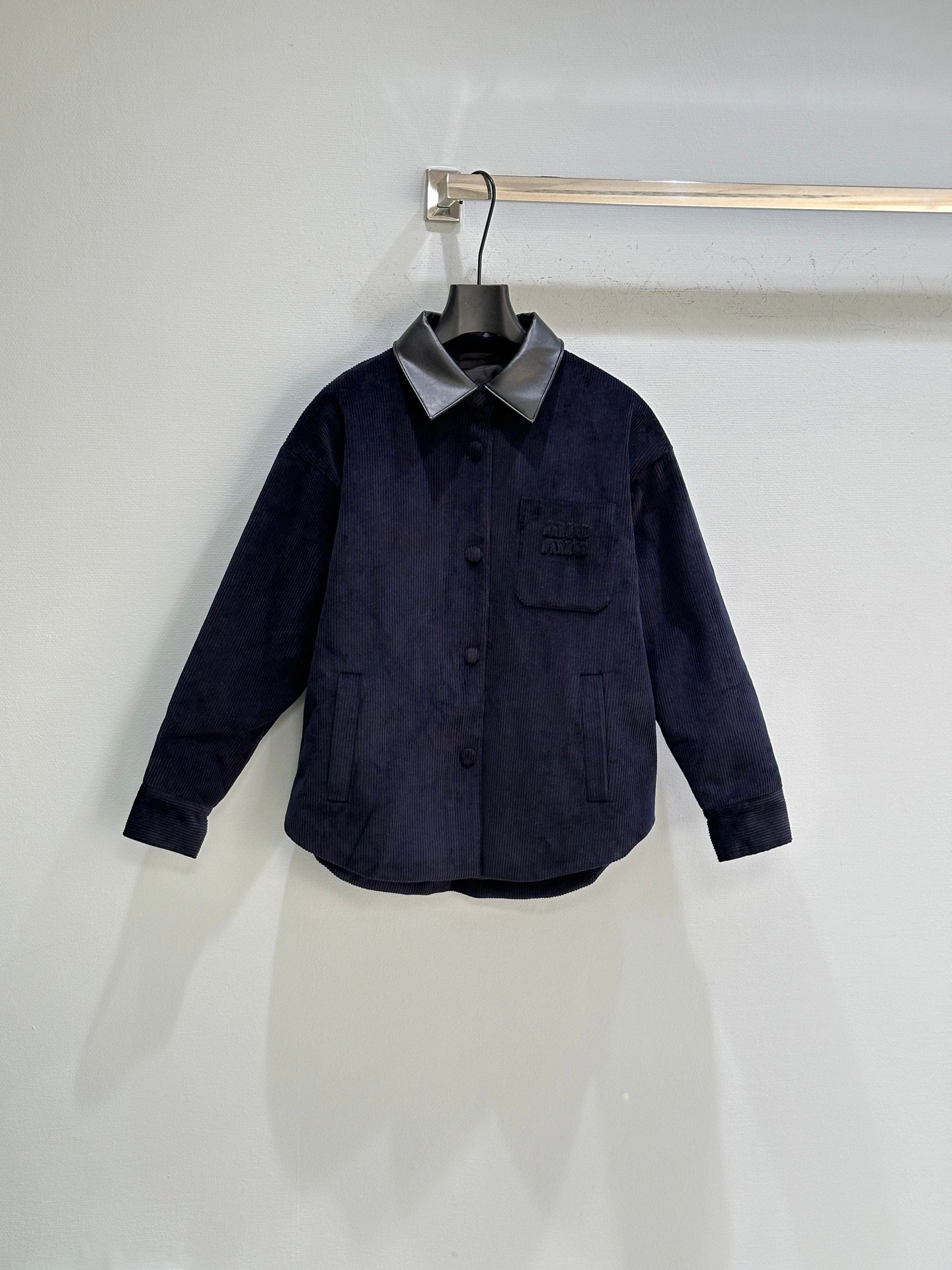 MiuMiu corduroy lapel coat D102402