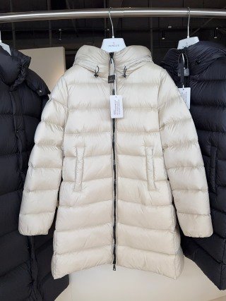Moncler Suyenne Hooded Mid-Length Down Jacket D102601 - Image 6