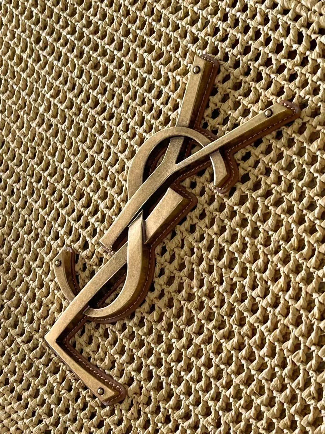 YSL Raffia Straw Bag L101601 - Image 5