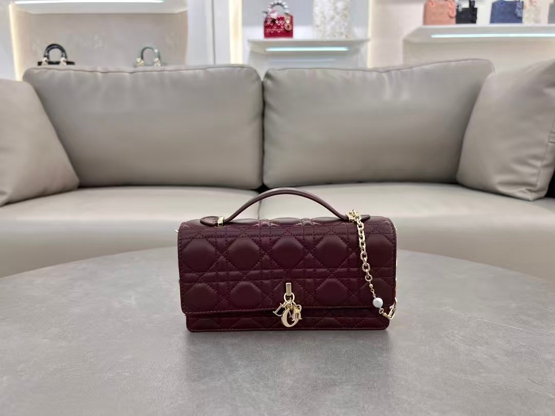 My Dior Mini Bag Black Cannage Lambskin L101404