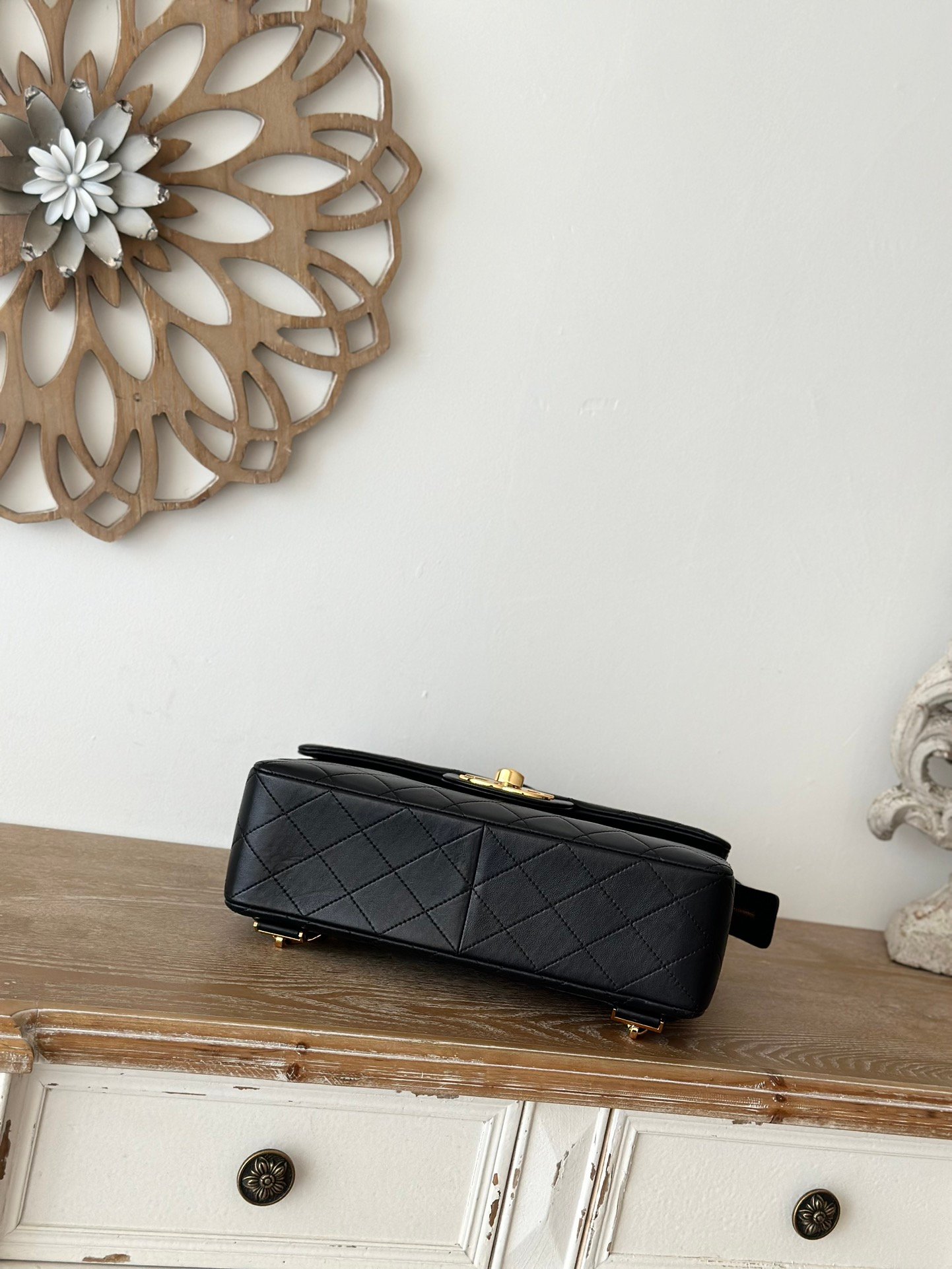CHANEL Retro quilted single-layer flap leather handbag L100902 - Image 5