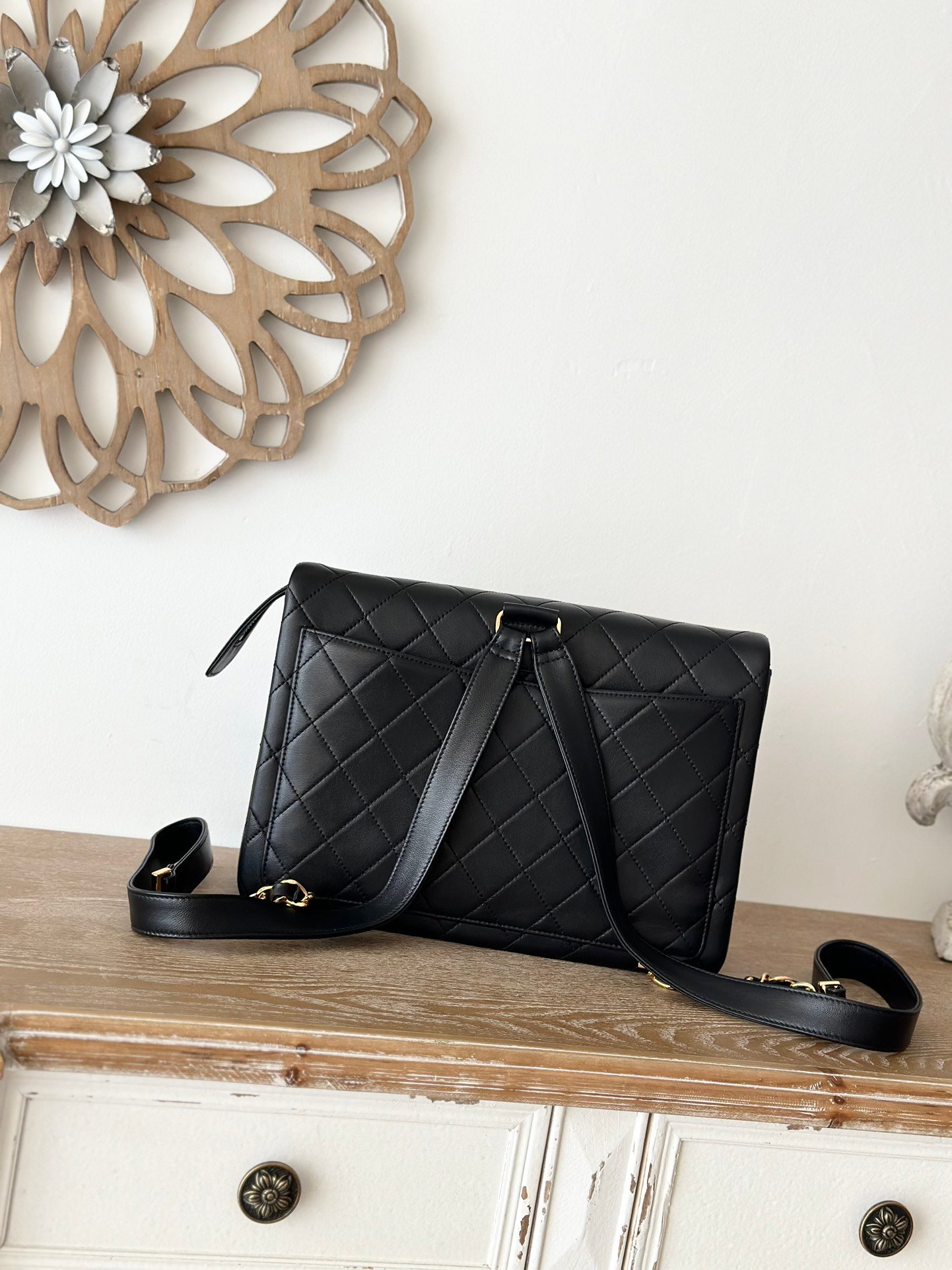 CHANEL Retro quilted single-layer flap leather handbag L100902 - Image 6