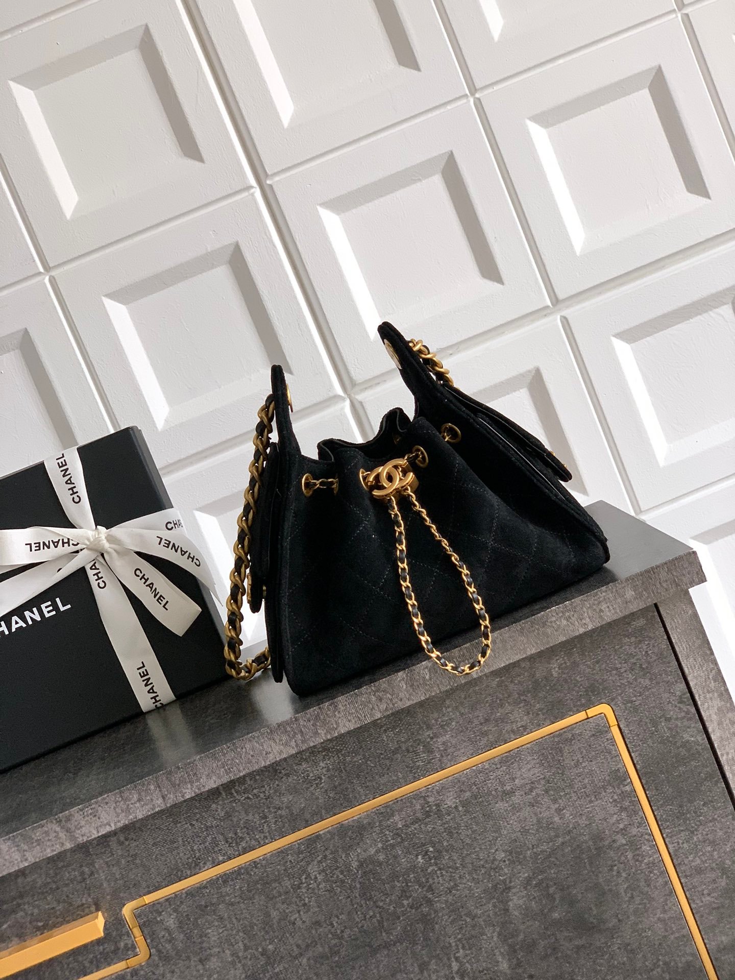 CHANEL Caviar Quilted Small Chanel 25 Handbag L100602 - Image 4