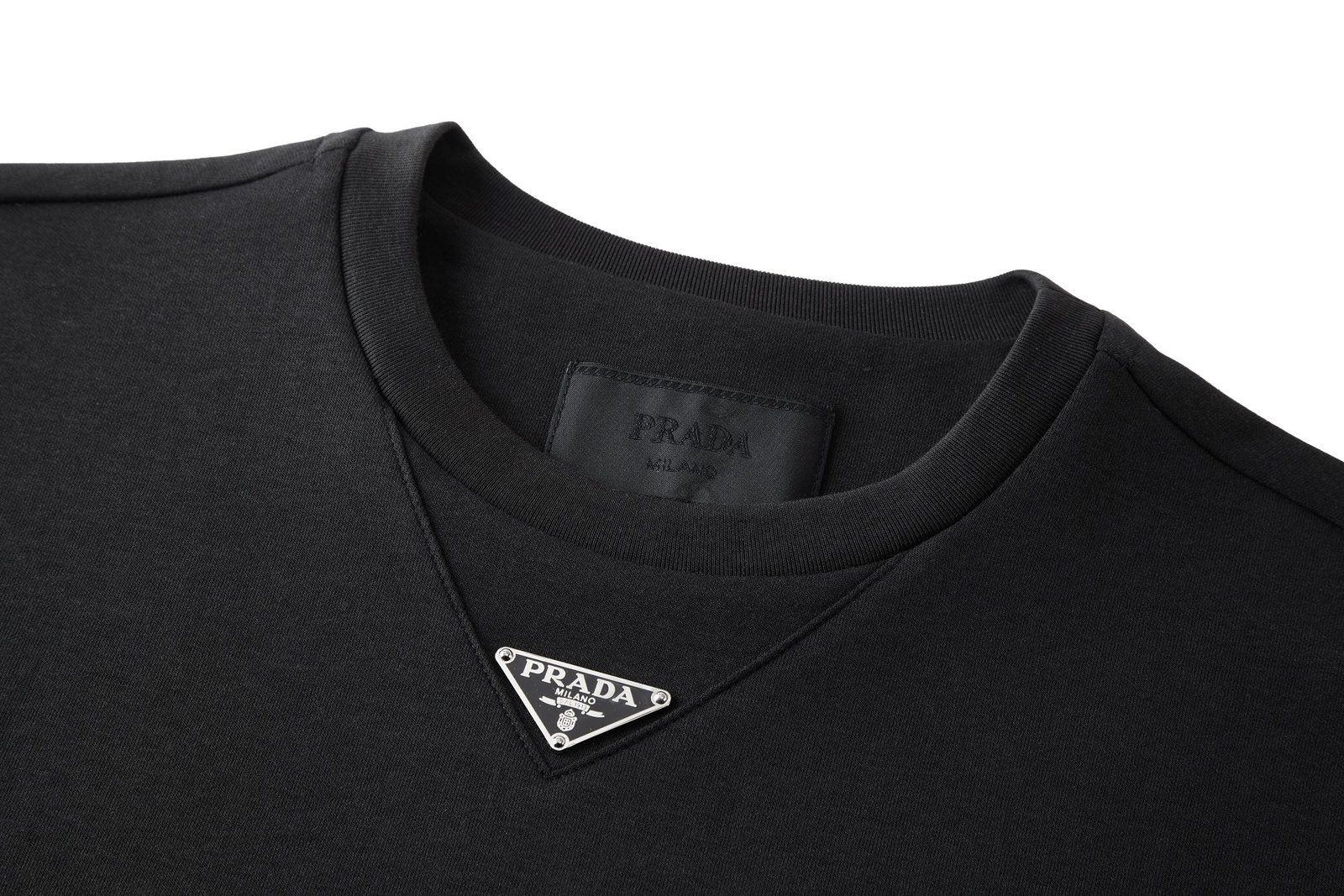 Prada White Terry T-shirt 101101 - Image 13