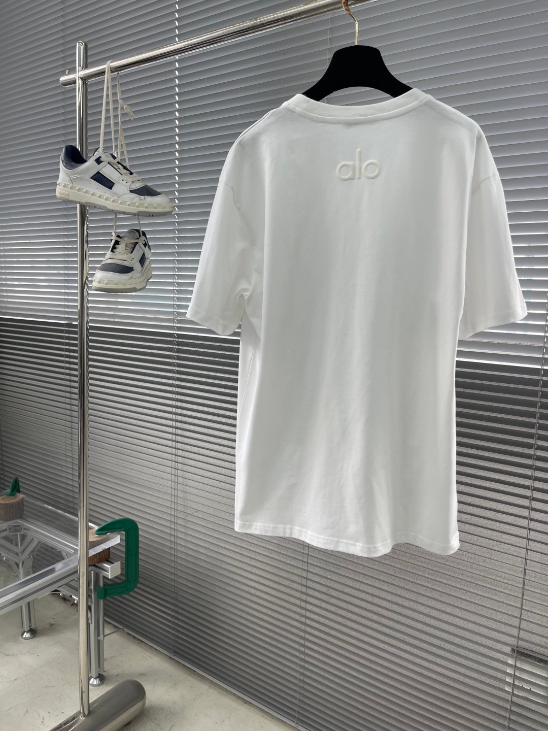 ALO Loose and three-dimensional printed short-sleeved T-shirt 101301 - Image 4