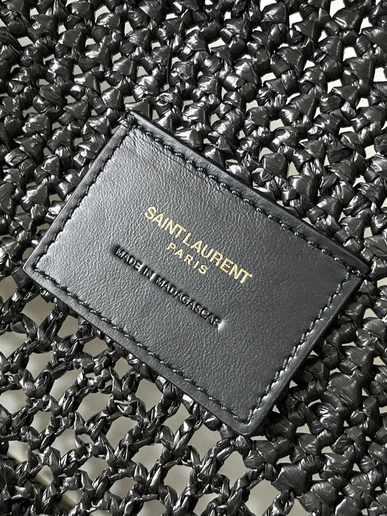 YSL Raffia Straw Bag L101601 - Image 6