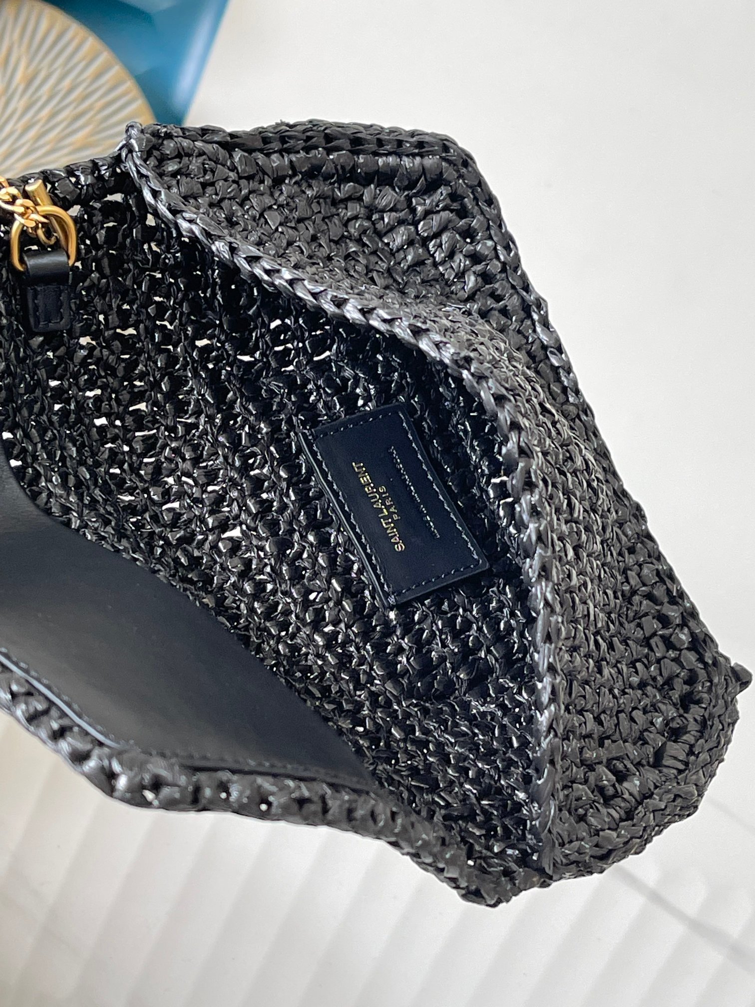 YSL Raffia Straw Bag L101601 - Image 7