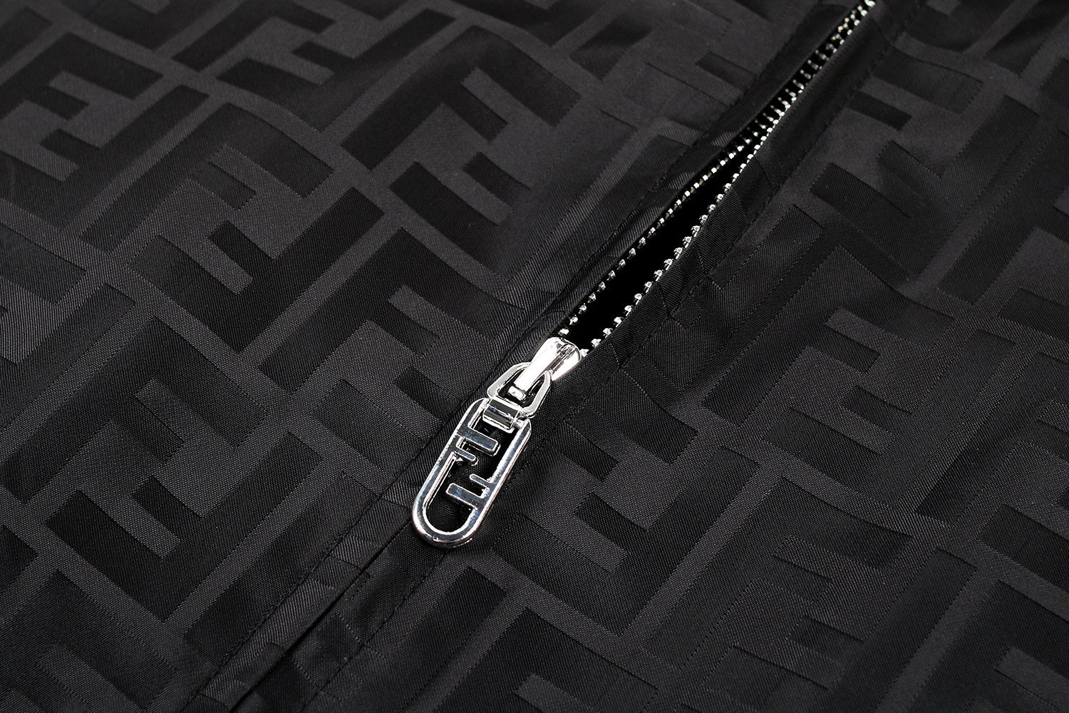 FENDI Standing Collar Nylon Pilot Jacket Coat 101602 - Image 4