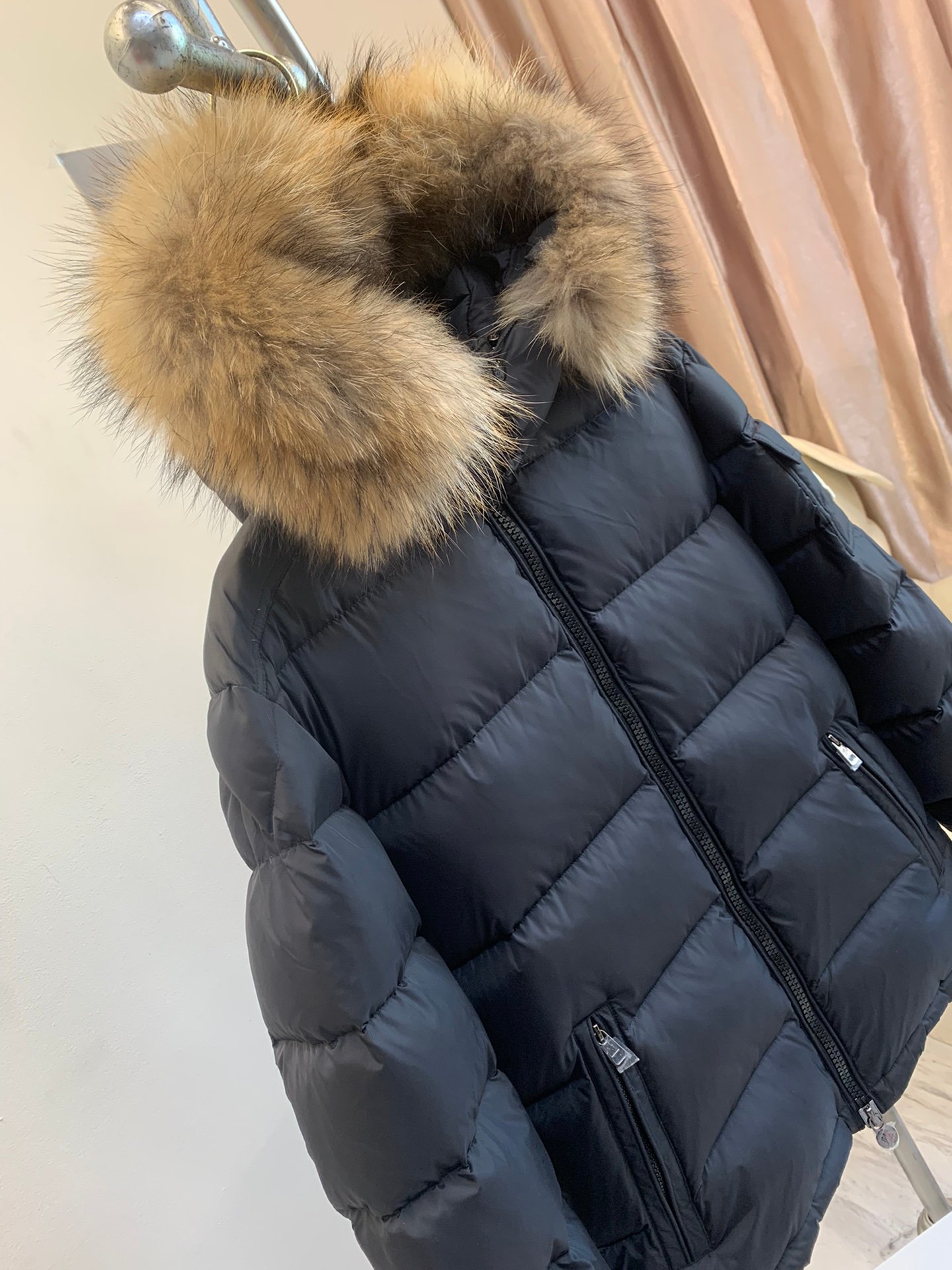 Moncler fur-lined down jacket coat D102203 - Image 3