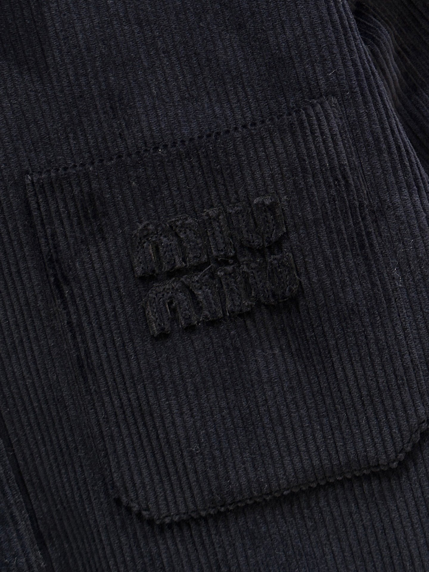 MiuMiu corduroy lapel coat D102402 - Image 5