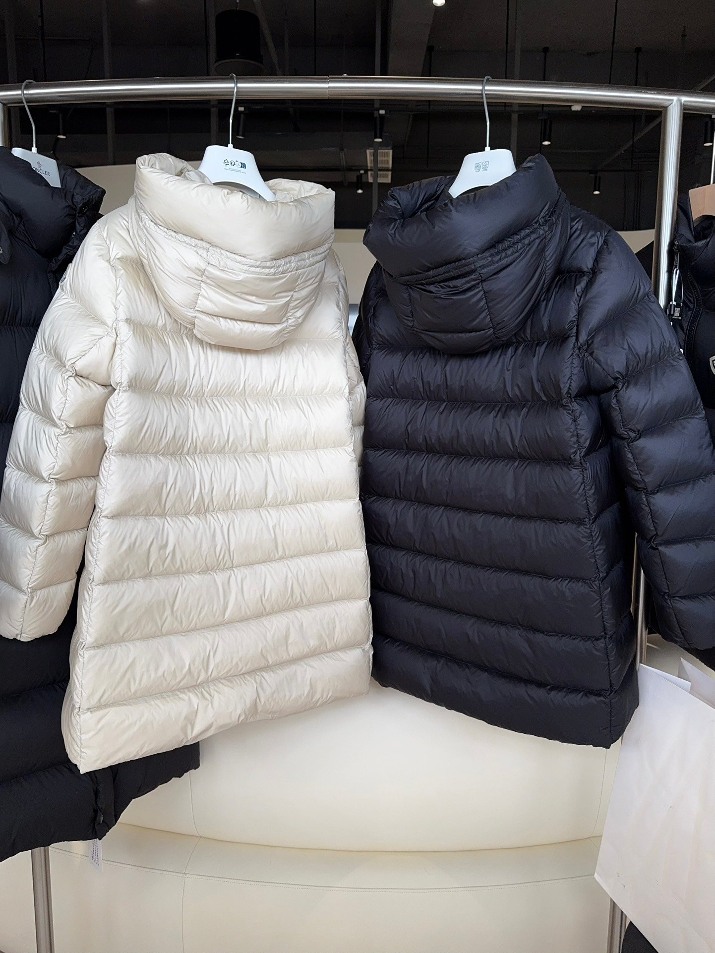 Moncler Suyenne Hooded Mid-Length Down Jacket D102601 - Image 3