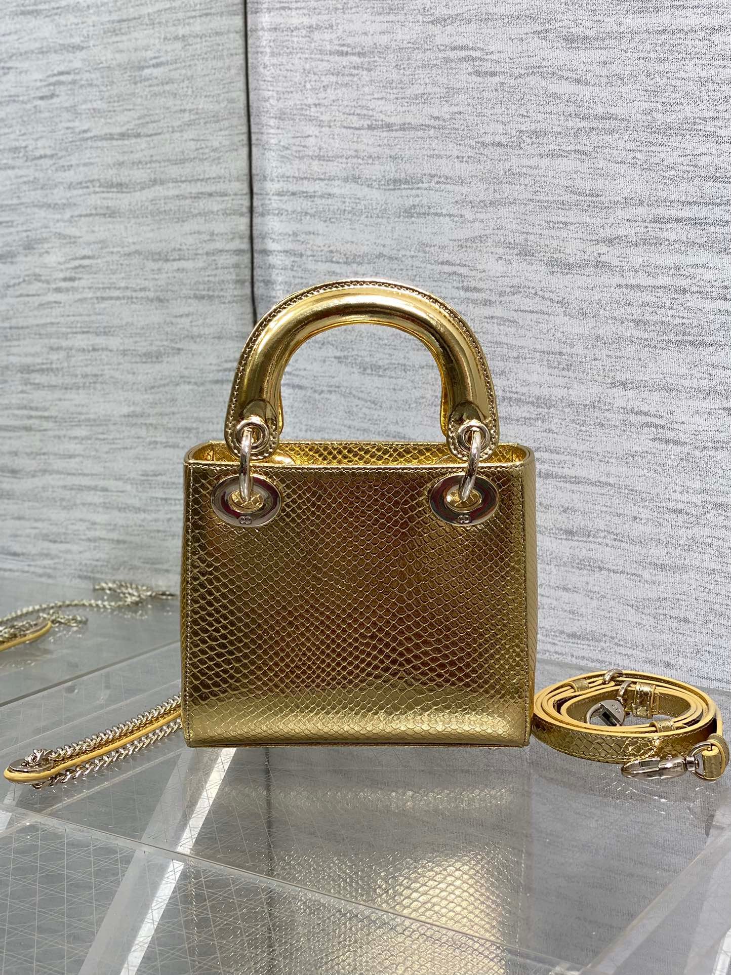DIOR Rare Snake Skin Bag L102801 - Image 5