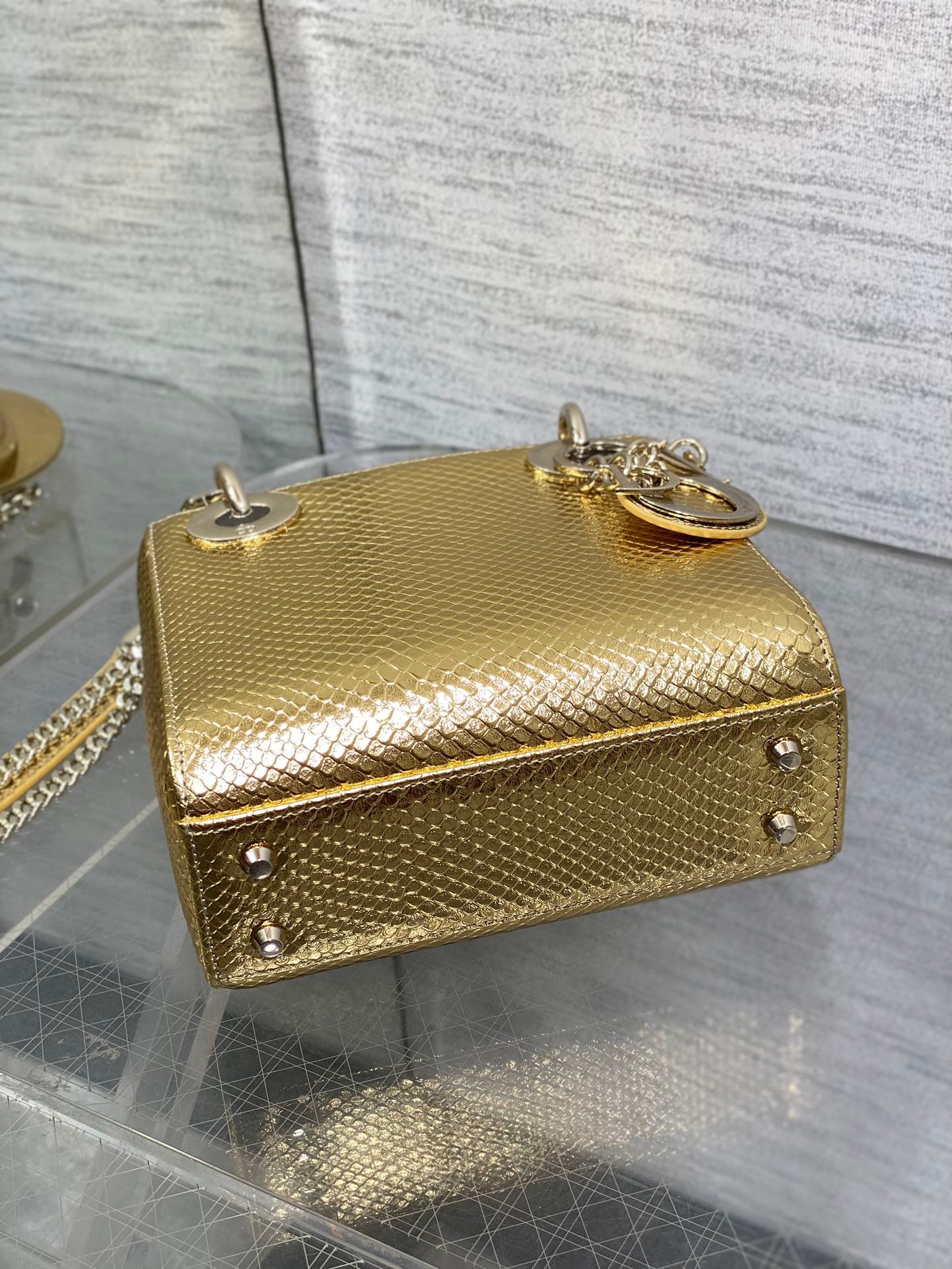 DIOR Rare Snake Skin Bag L102801 - Image 7