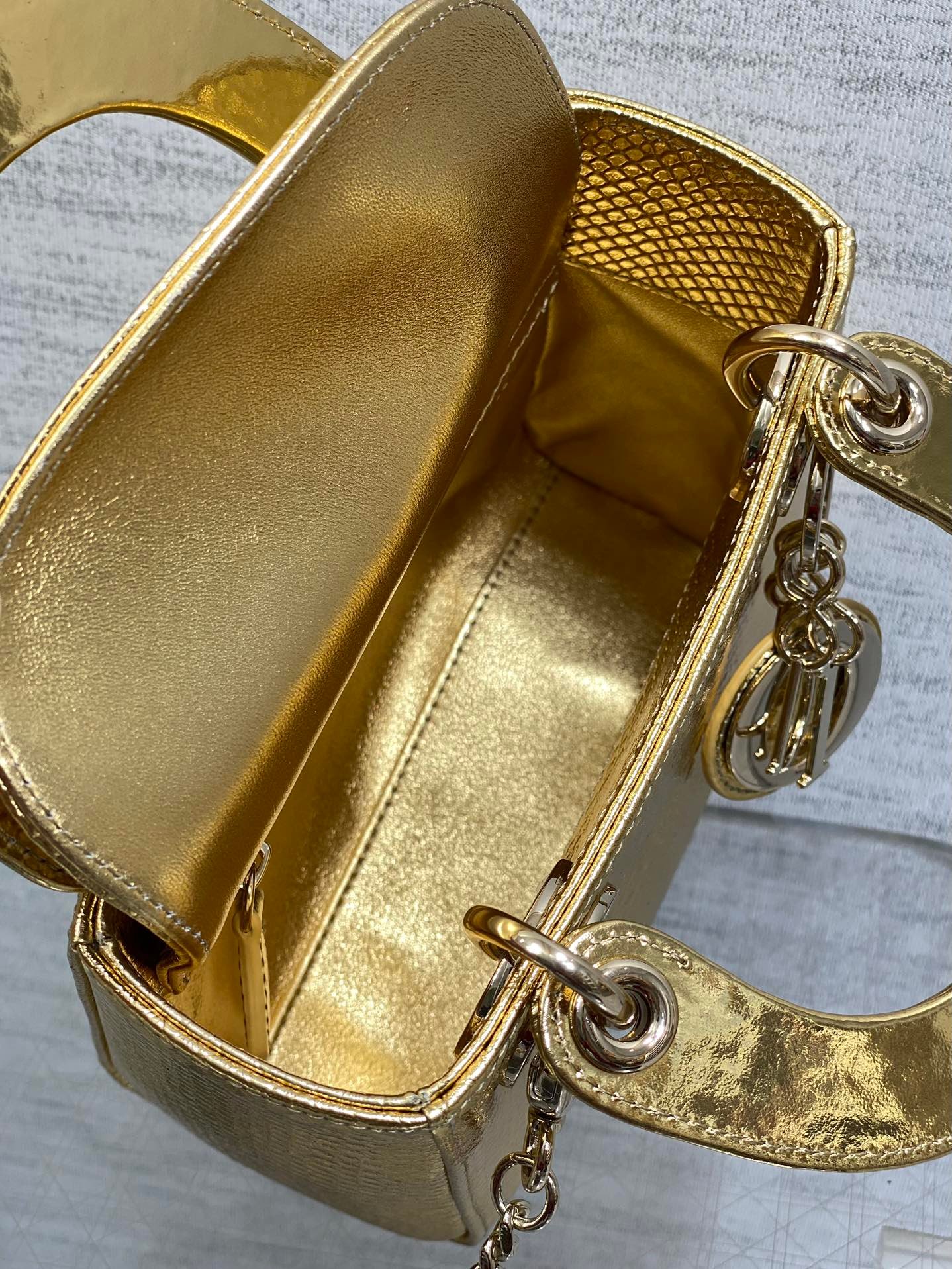 DIOR Rare Snake Skin Bag L102801 - Image 8