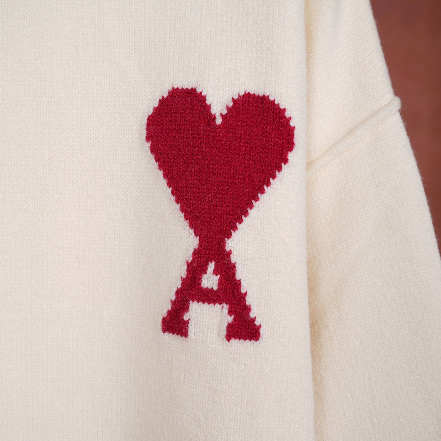 Ami round-neck pullover sweater D102904 - Image 7