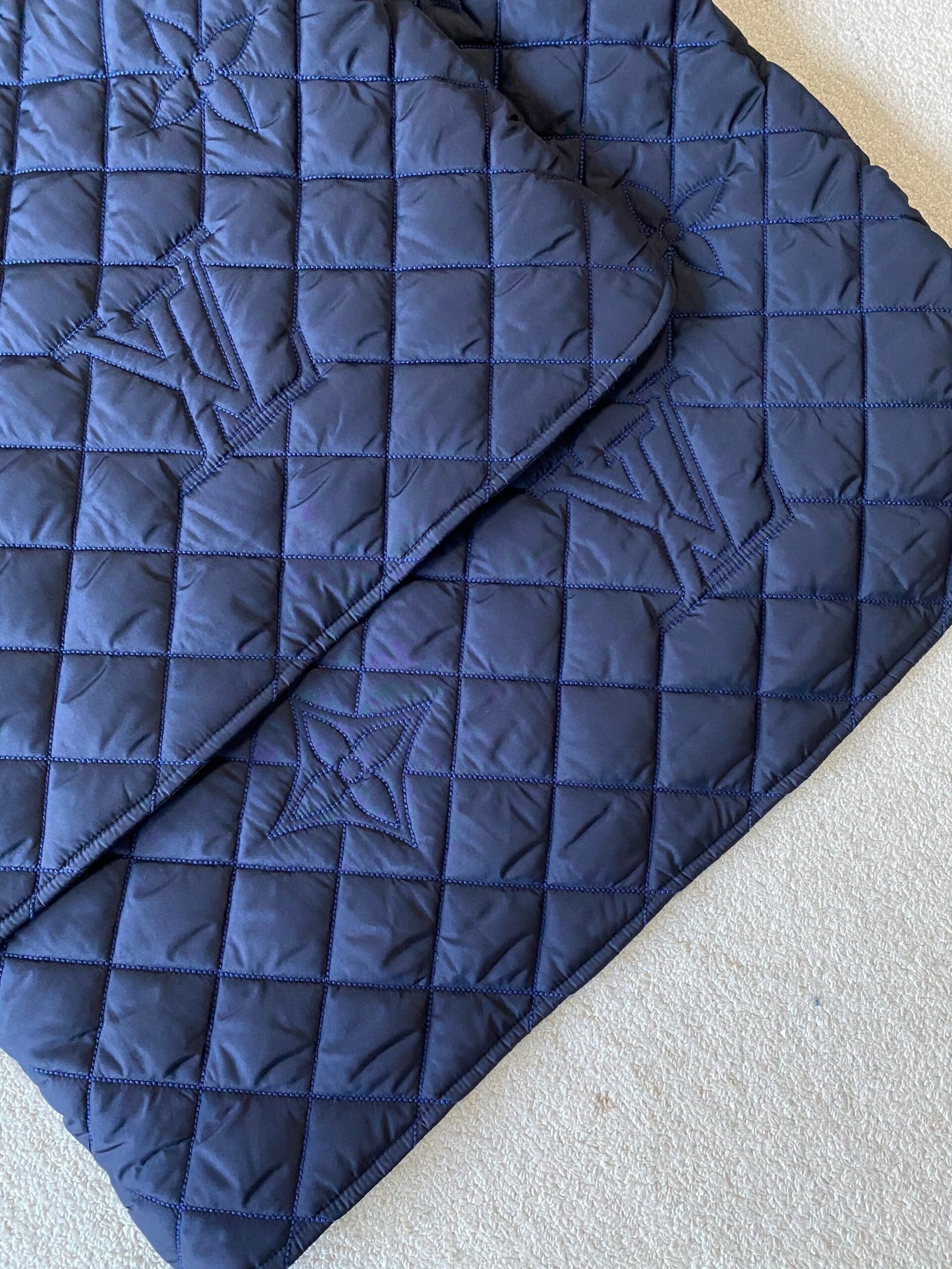 LV Plaid Cotton Jacket with Collar 103002 - Image 5