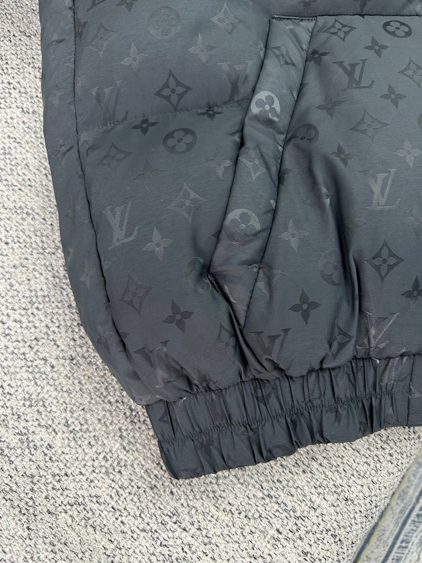 LV printed pullover with hood and drawstring cotton jacket 103104 - Image 6