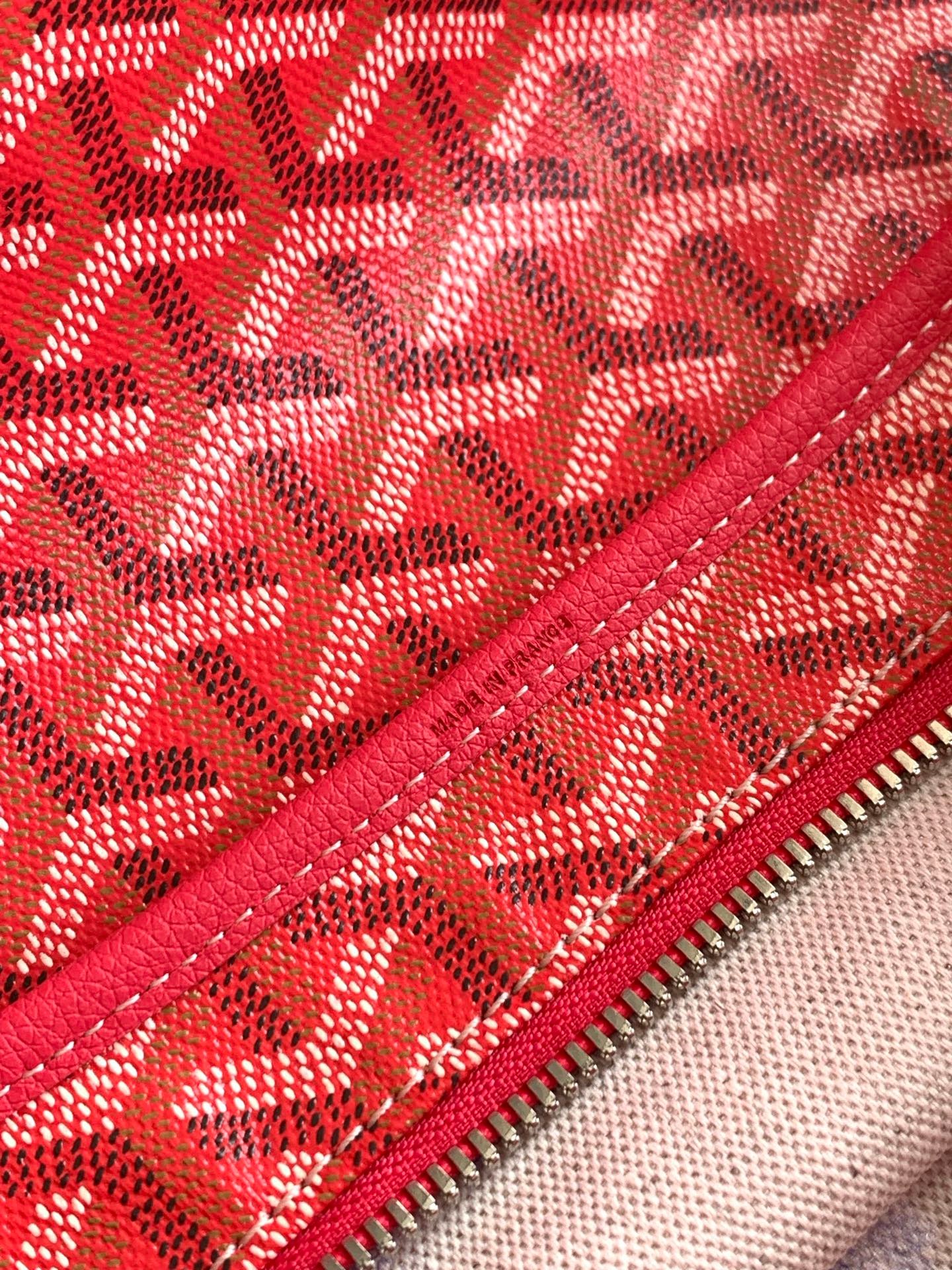 GOYARD Linen Flower Bag L103102 - Image 7