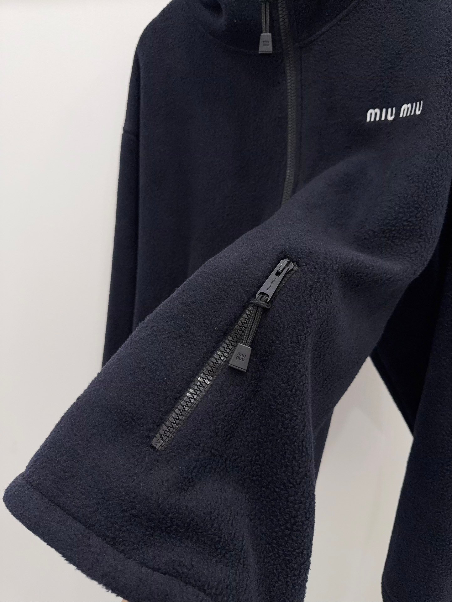 MiuMiu woolen knit button-up hooded sweater jacket D103103 - Image 5