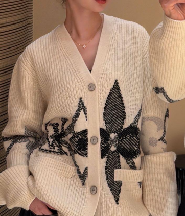 Louis Vuitton Graphic Knitted Cardigan D112004 - Image 10