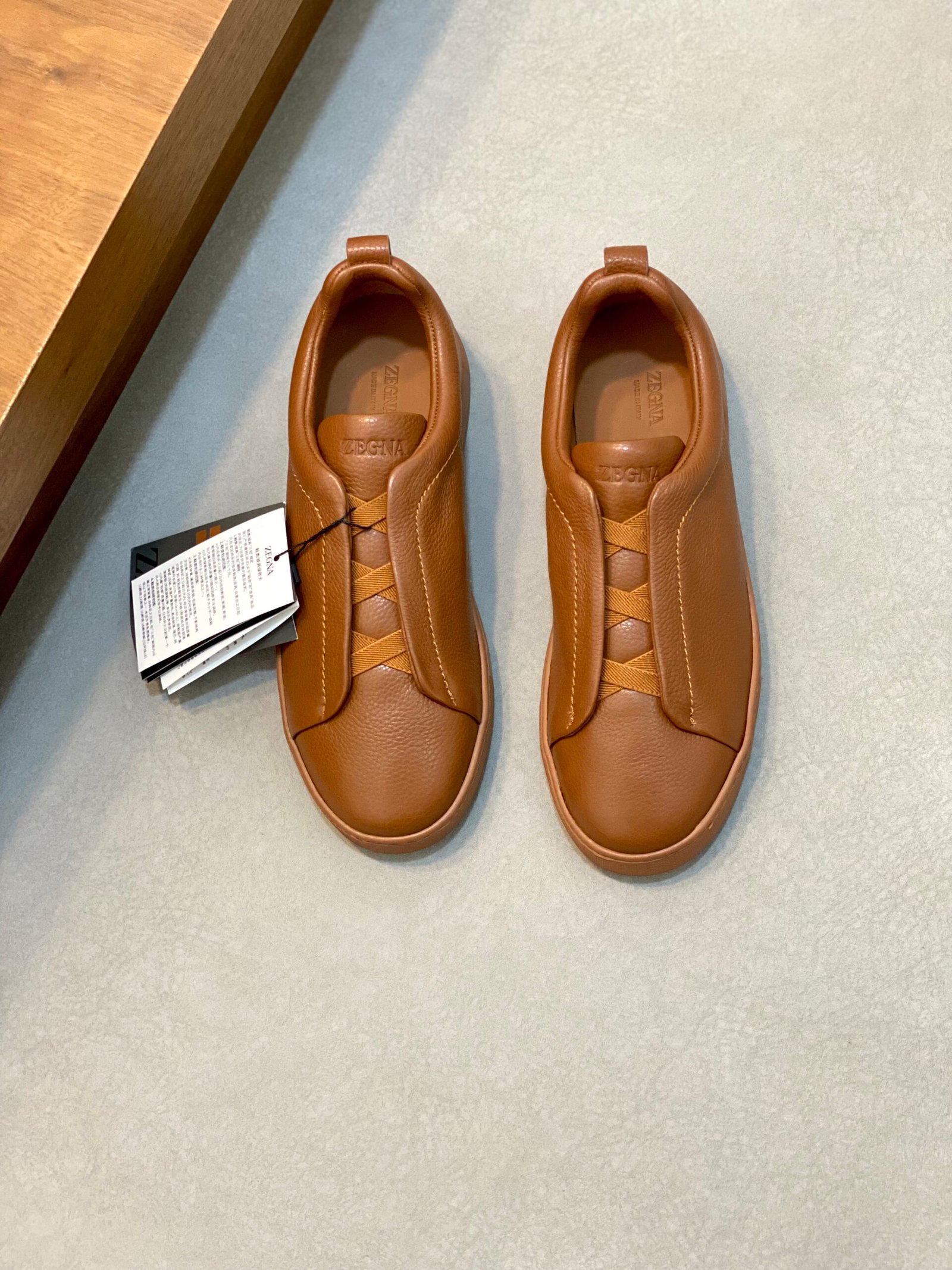 Zegna Triple Stitch Secondskin Sneakers 111701 - Image 4