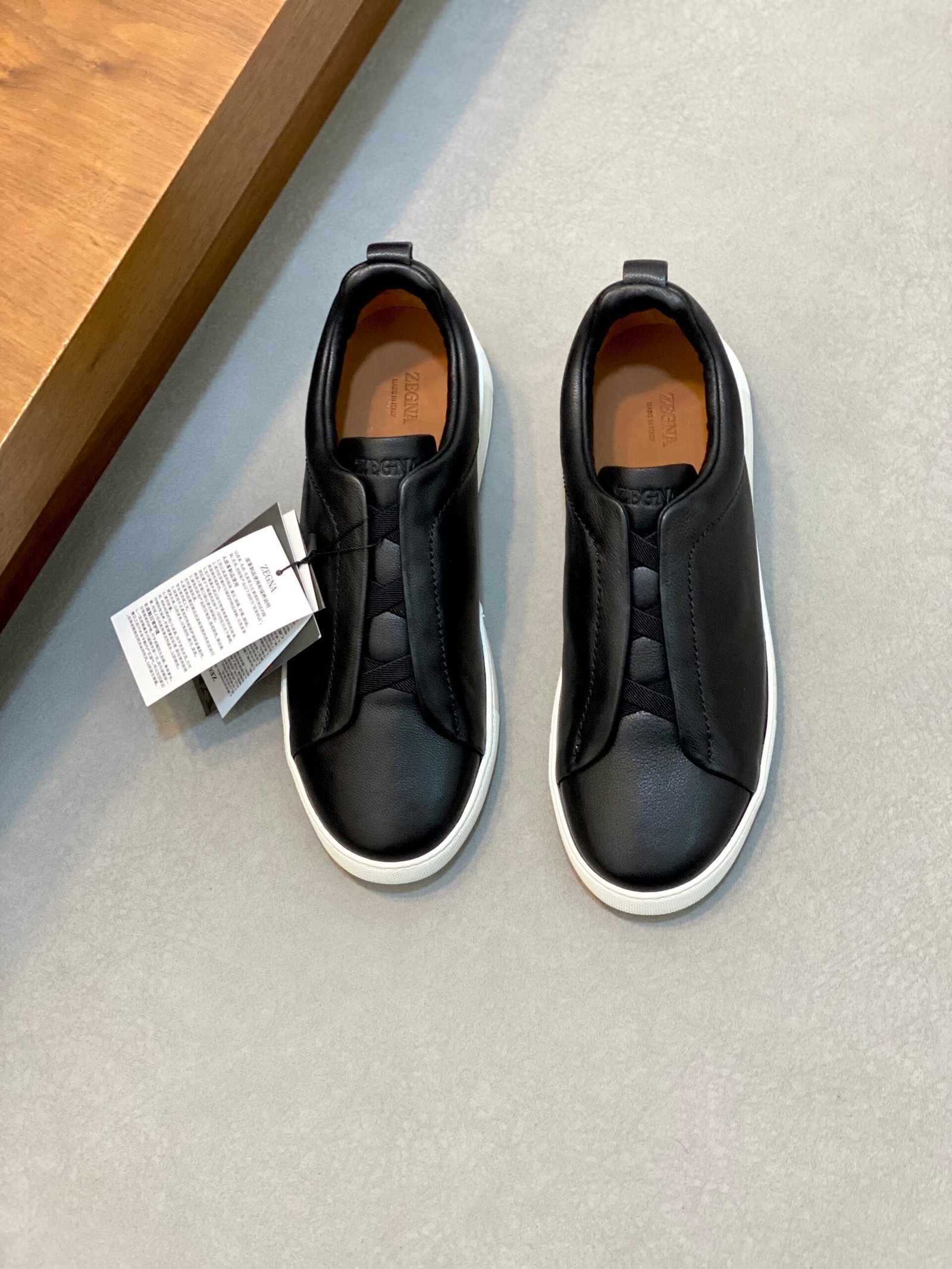 Zegna Triple Stitch Secondskin Sneakers 111701 - Image 3