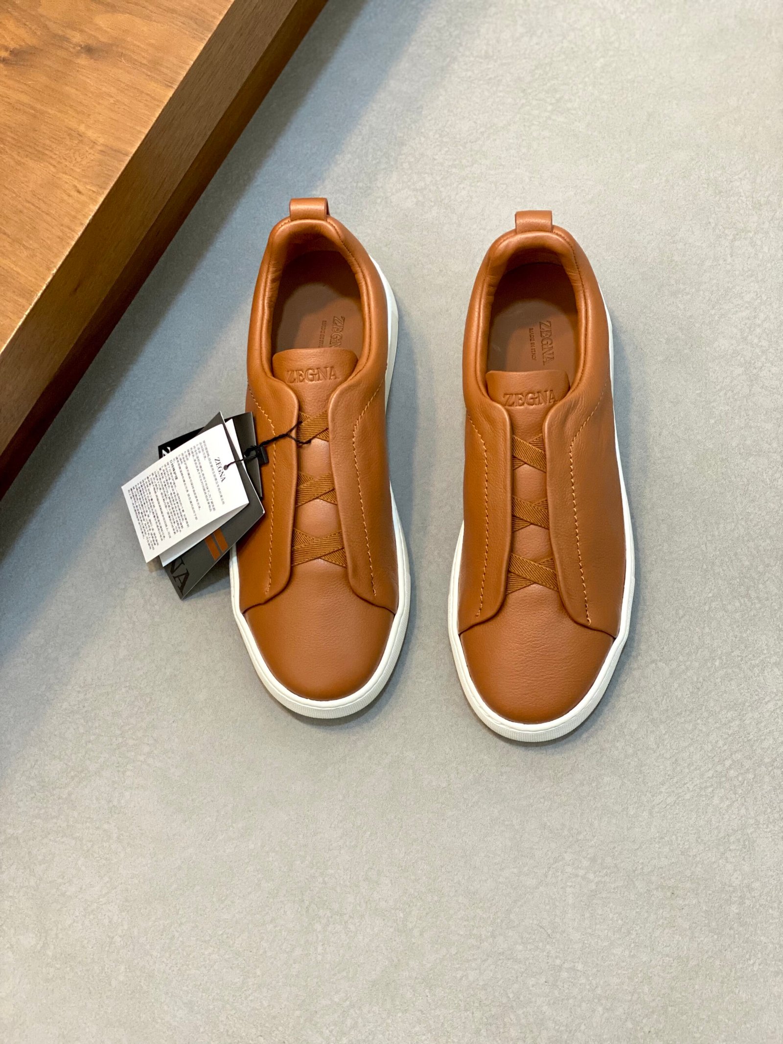 Zegna Triple Stitch Secondskin Sneakers 111701 - Image 12