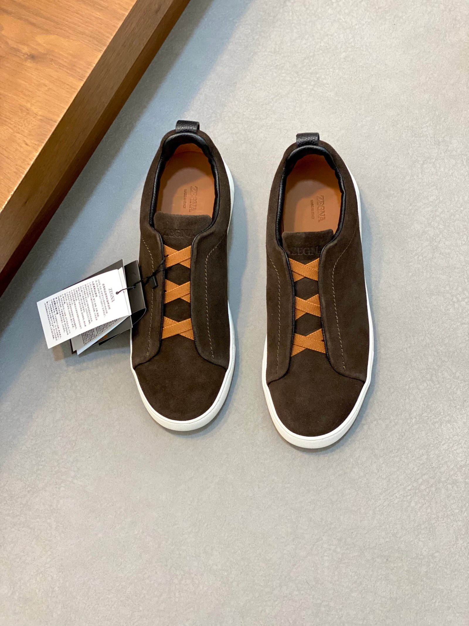 Zegna Triple Stitch Secondskin Sneakers 111701 - Image 11