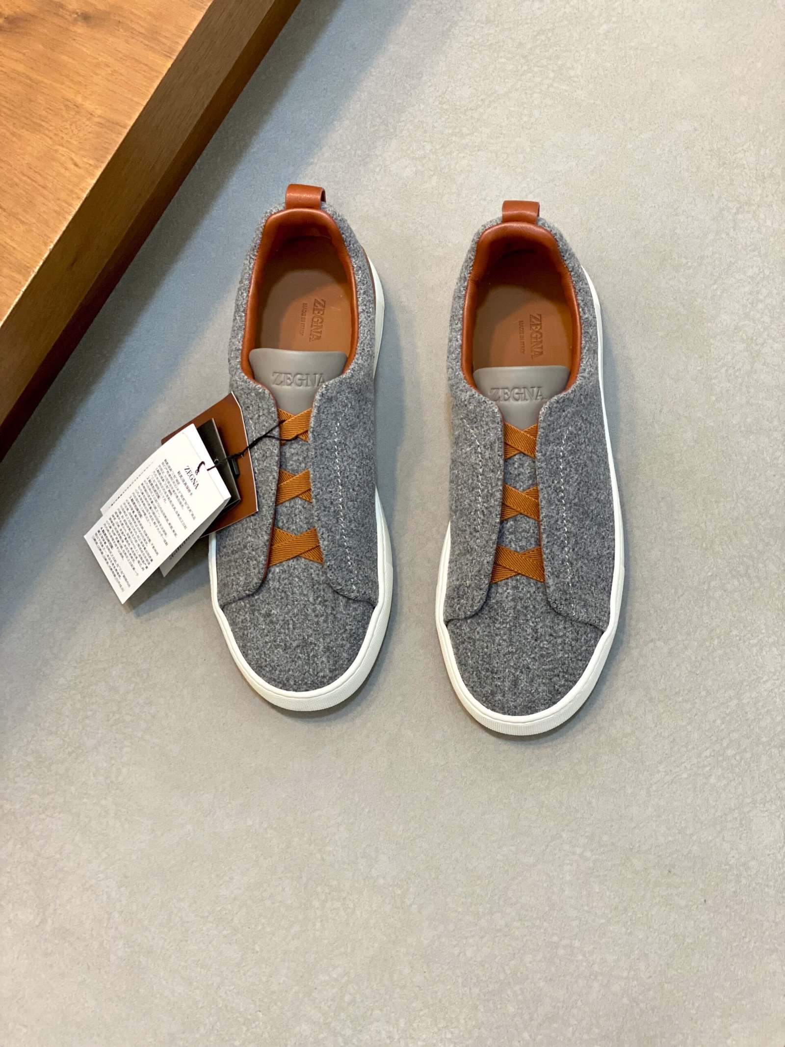 Zegna Triple Stitch Secondskin Sneakers 111701 - Image 9