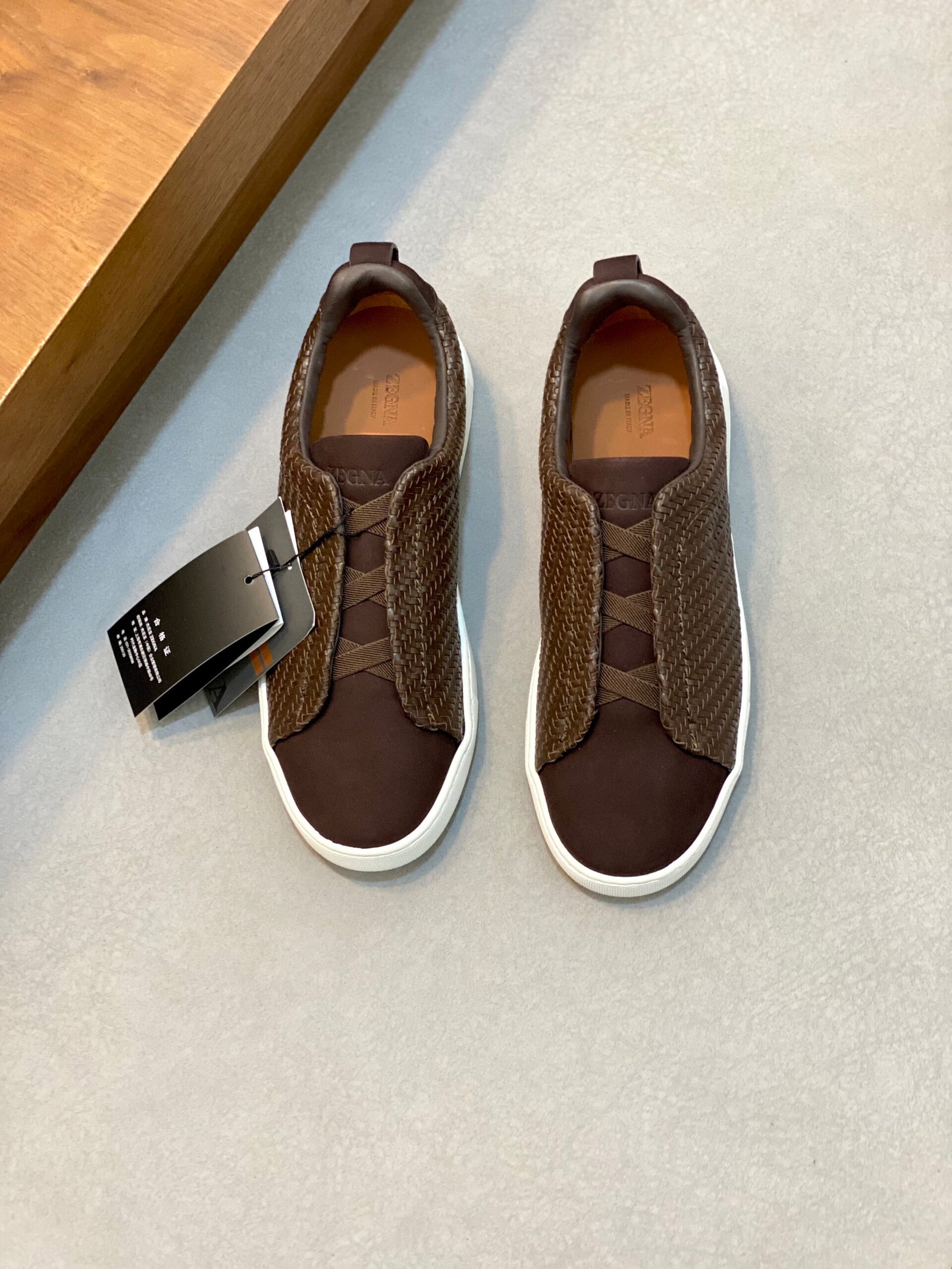 Zegna Triple Stitch Secondskin Sneakers 111701 - Image 8