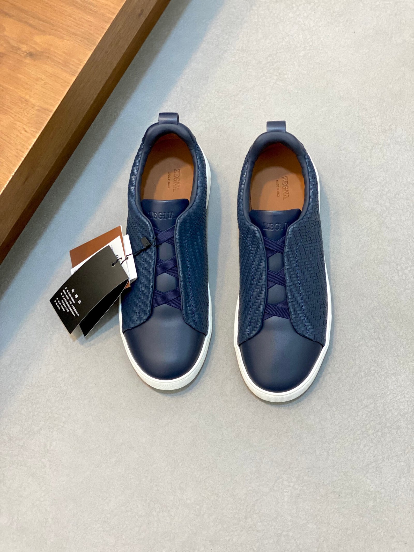 Zegna Triple Stitch Secondskin Sneakers 111701 - Image 6