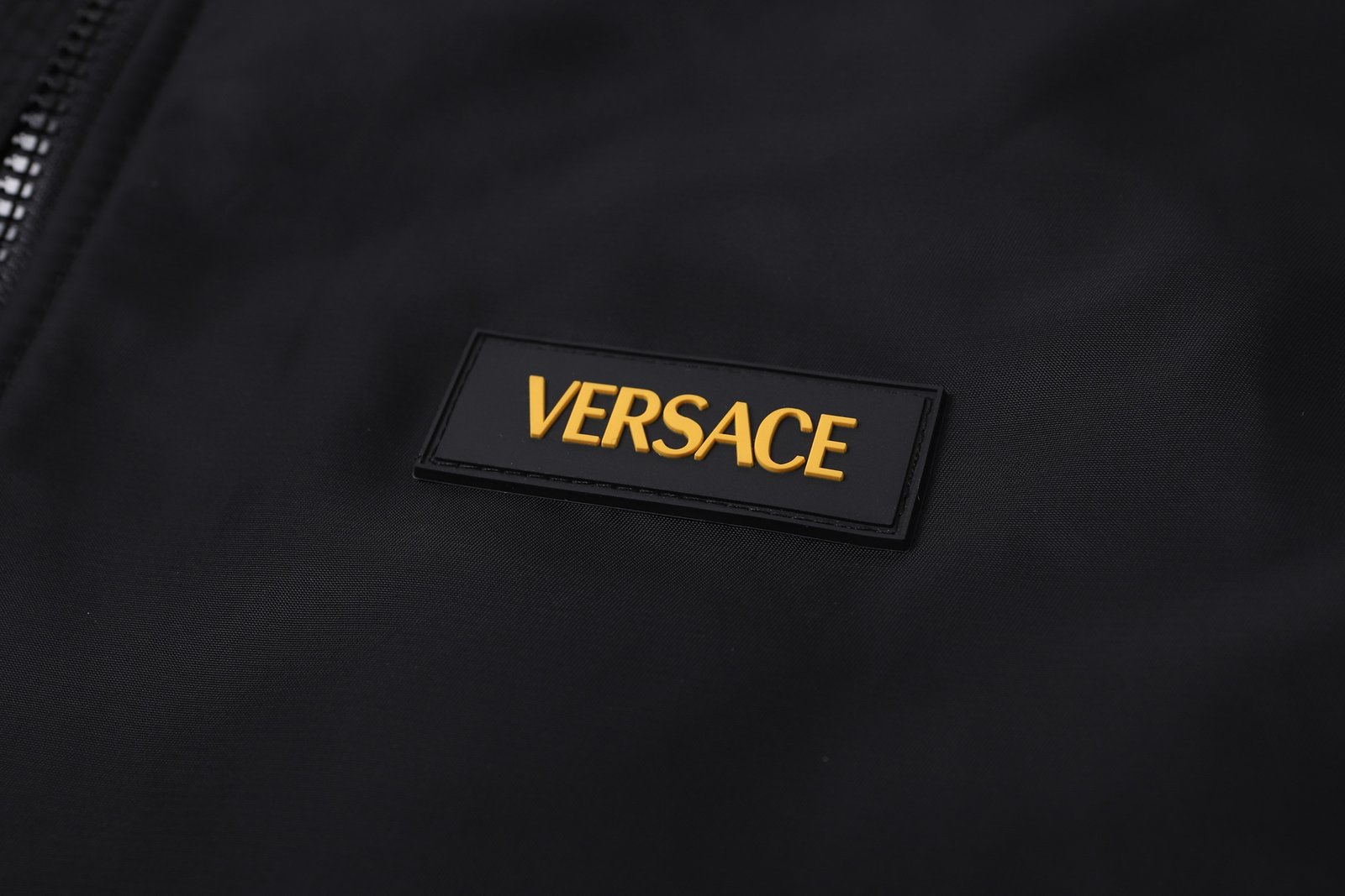 VERSACE Embroidered Medusa Head Portrait Zip-Up Long-Sleeve Shirt 110102 - Image 5