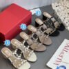Valentino Heel-Studded Sandals D110105