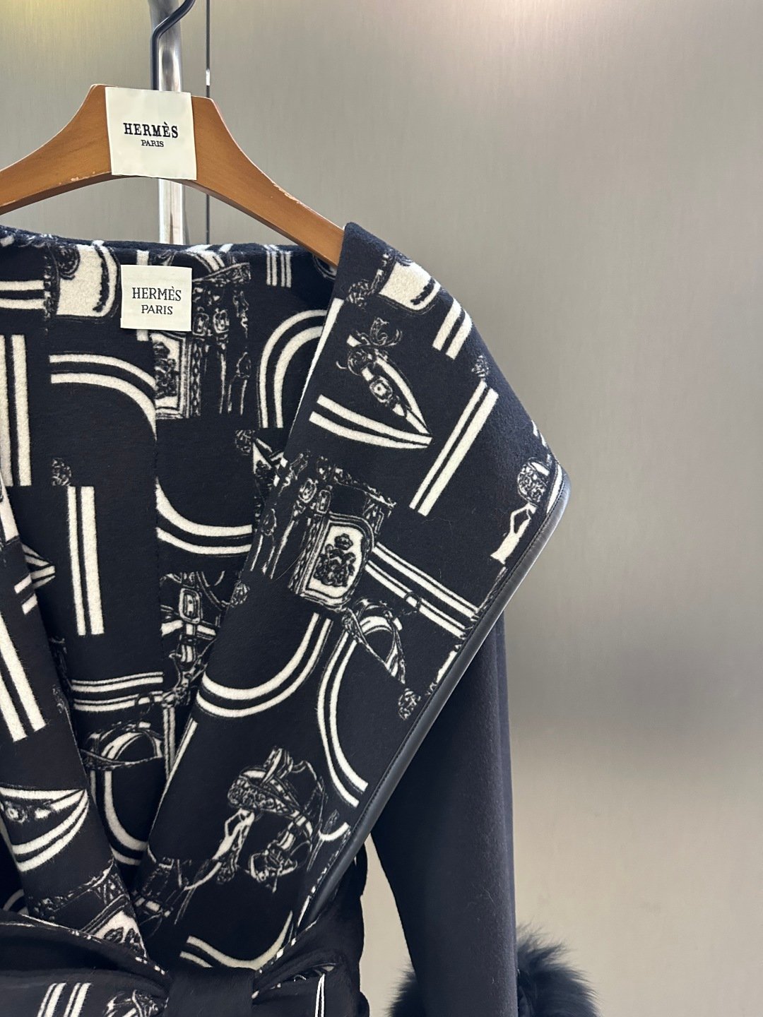 Hermes wool coat D110303 - Image 5