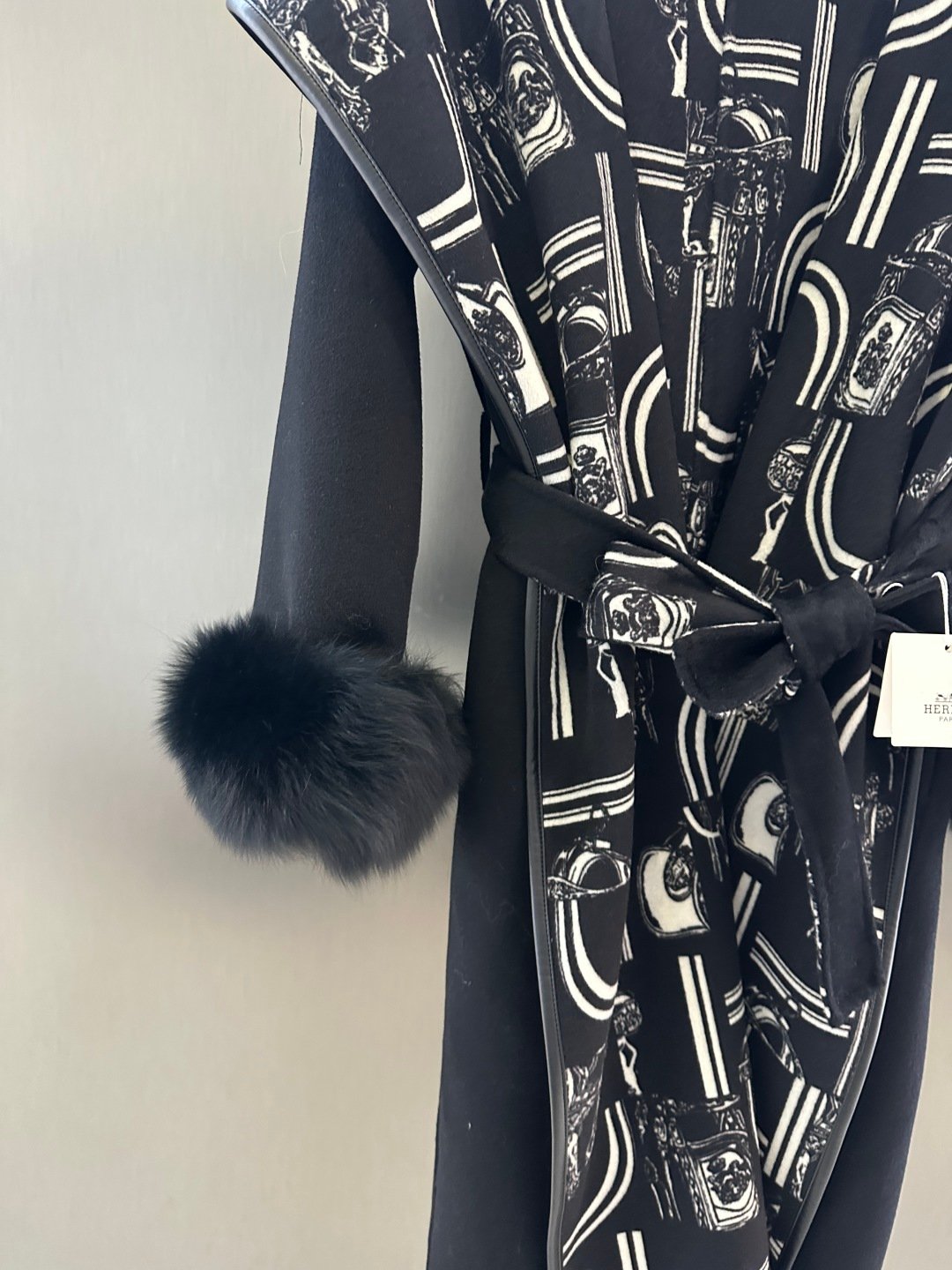 Hermes wool coat D110303 - Image 8