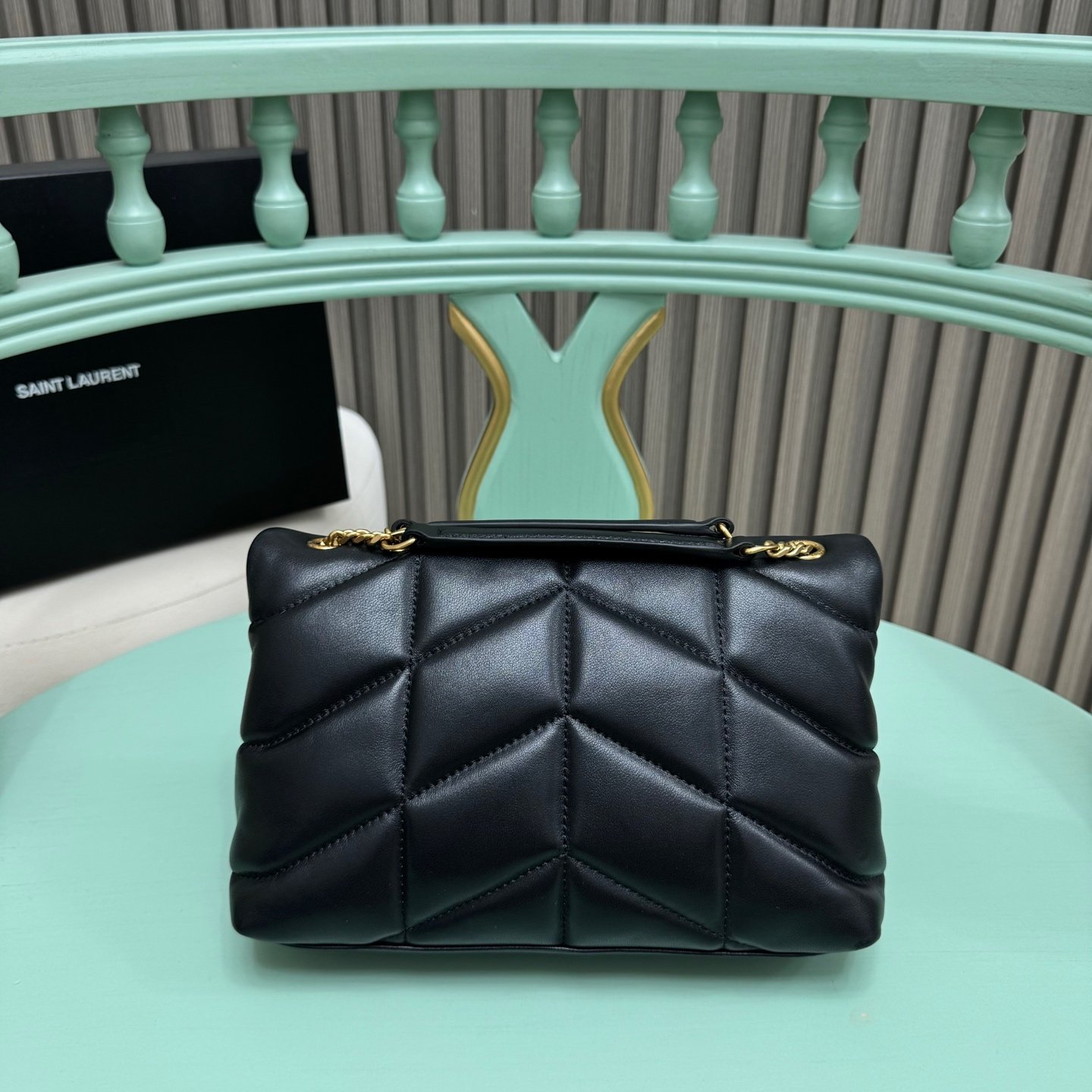 Saint Laurent Loulou Puffer black handbag. L110502 - Image 3