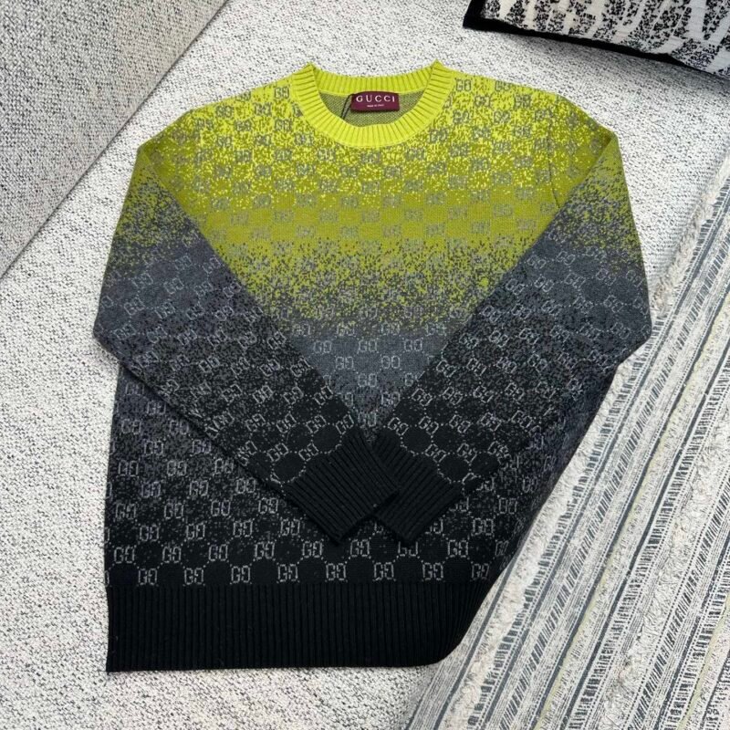 Gucci GG wool cashmere jacquard sweater 110502