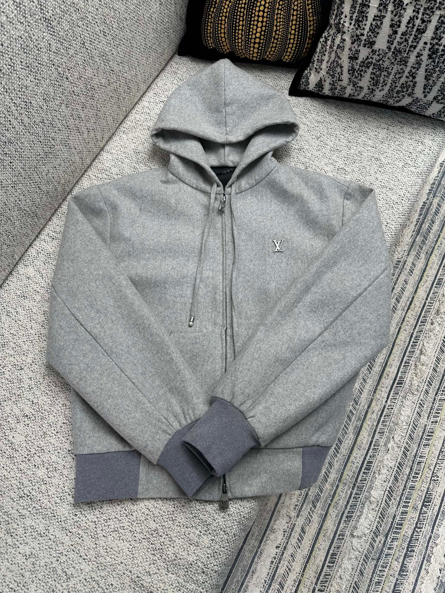 LV Technology Hooded Waist-Skimming Jacket 110409 - Image 2