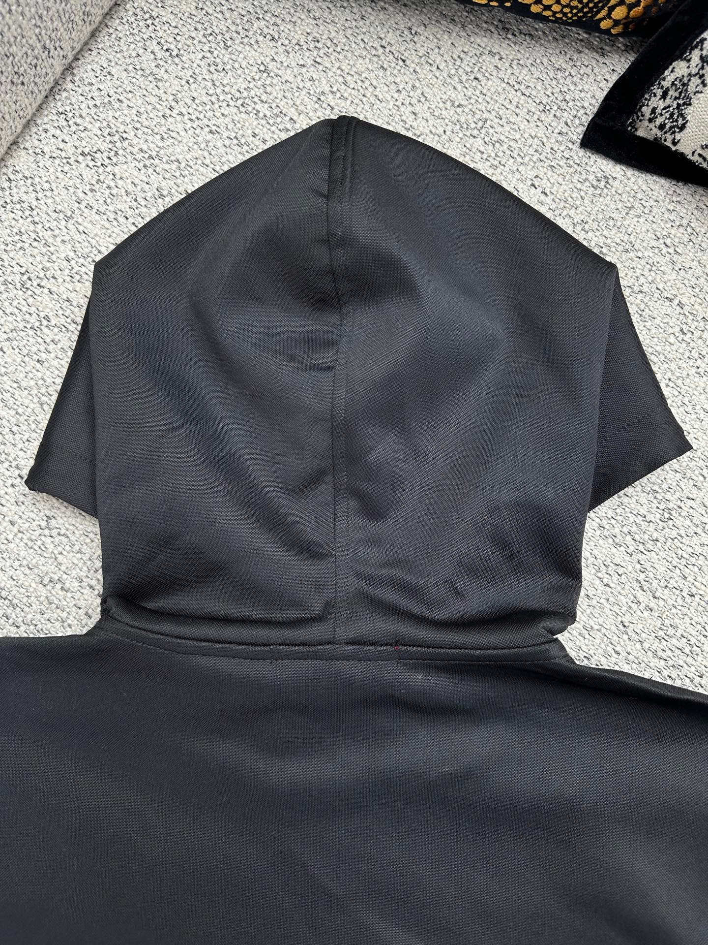 Gucci Technical jersey hooded zip jacket in black 110601 - Image 7