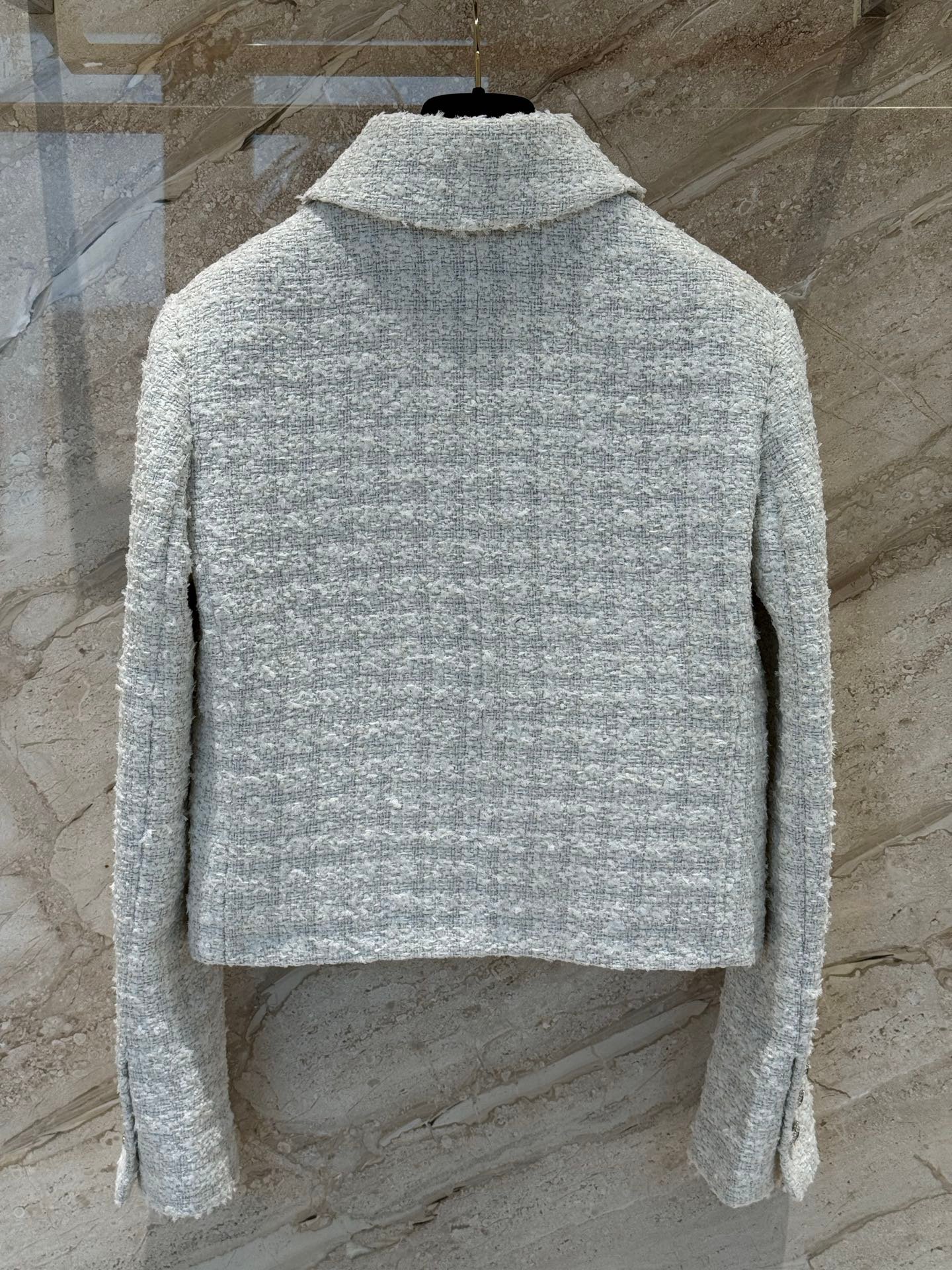 Chanel tweed coat D110609 - Image 3