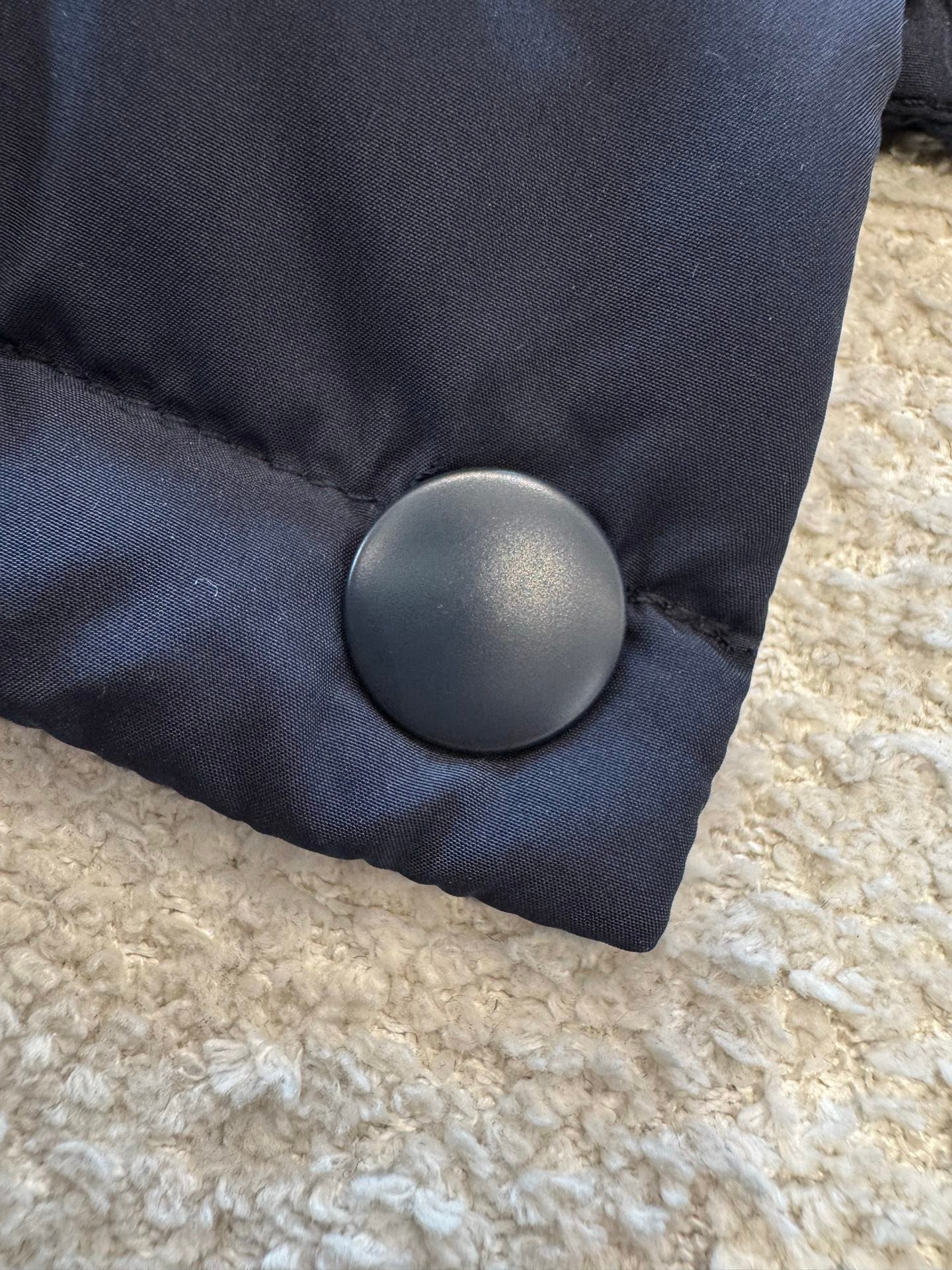 Miu Miu Technical Pongé and Leather Down Vest D110701 - Image 4