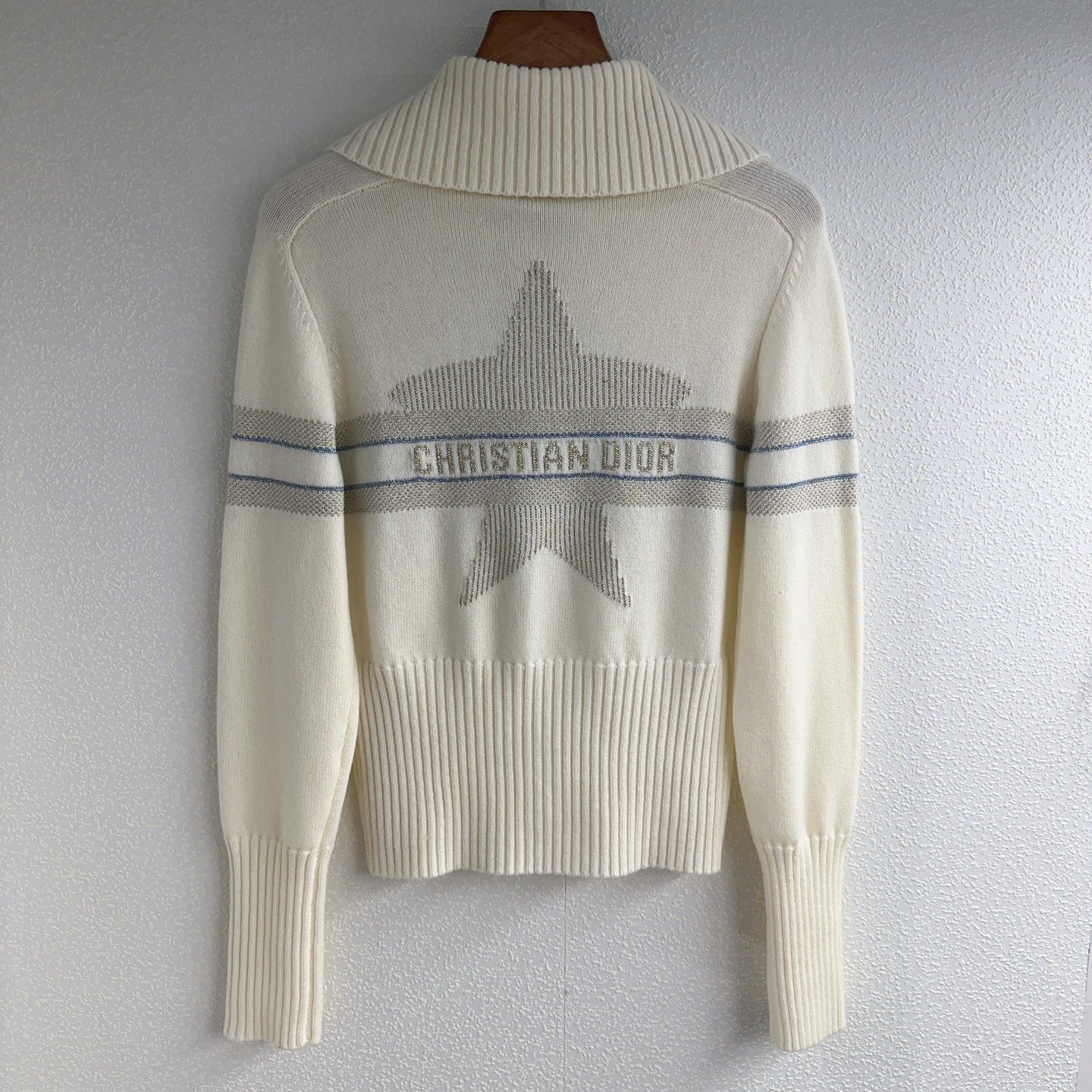 Dior Knitted Zippered Cardigan Sweater D110804 - Image 3